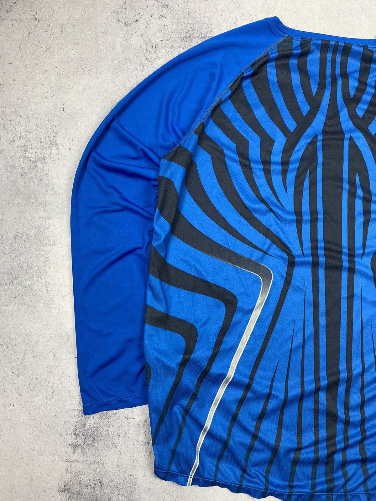 Nike × Vintage Vintage 00s Nike Run Dri Fit Drill Long Sleeve Size US XL / EU 56 / 4 - 4 Thumbnail
