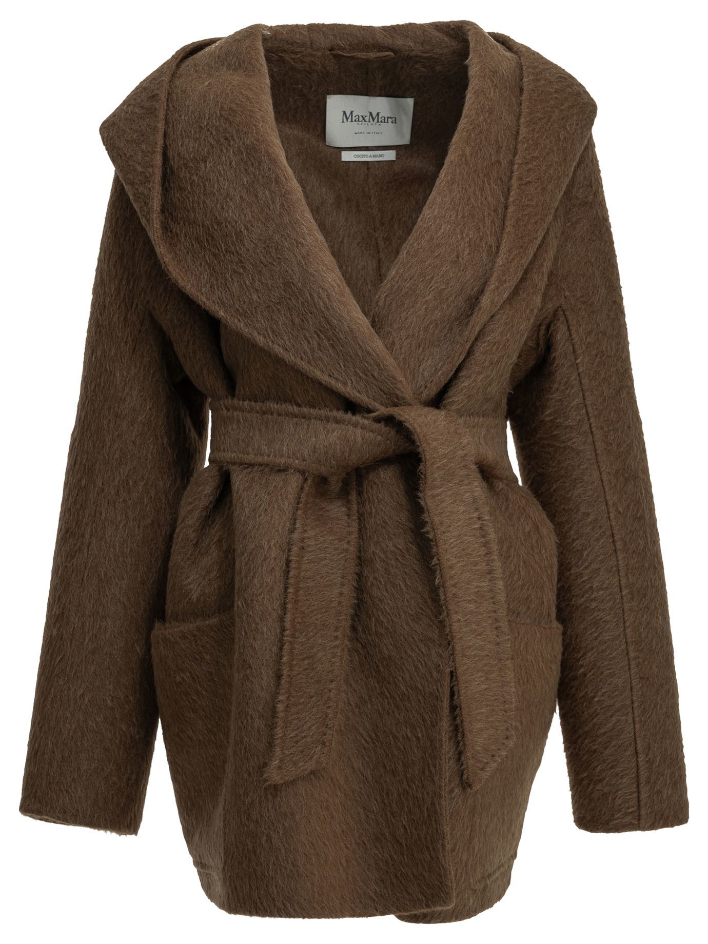 Max Mara Max Mara Short Camel-Colored Coat tag size 44 Women Size M / US 6-8 / IT 42-44 - 1 Thumbnail