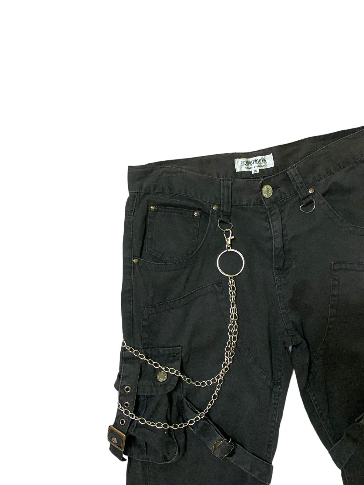 LOWBOX Rare LowBox Bondage Multipocket Punk Revolution Pants Size US 29 - 4 Thumbnail