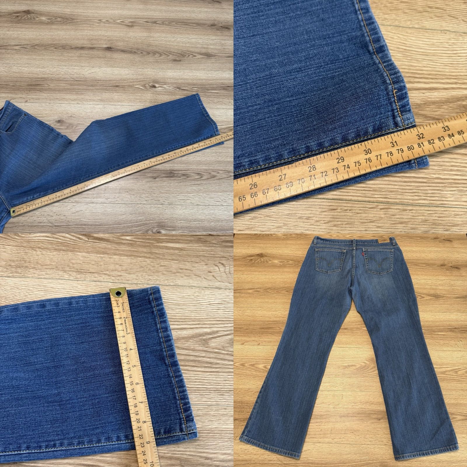 Levi's VINTAGE Levi's 550 Jeans Womens Size 16 Relaxed Bootcut Denim Cotton Blend Blue 90s Style Size 38" / US 16 / IT 52 - 8 Thumbnail