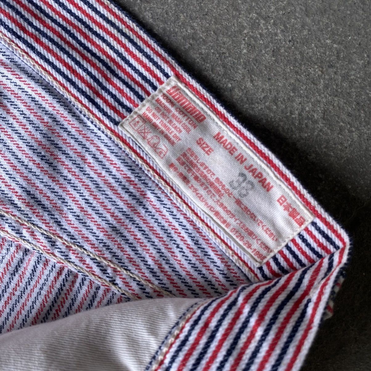 Evisu × Japanese Brand × Vintage Evisu Short Pants Hickory by Yamane Size US 38 / EU 54 - 5 Thumbnail