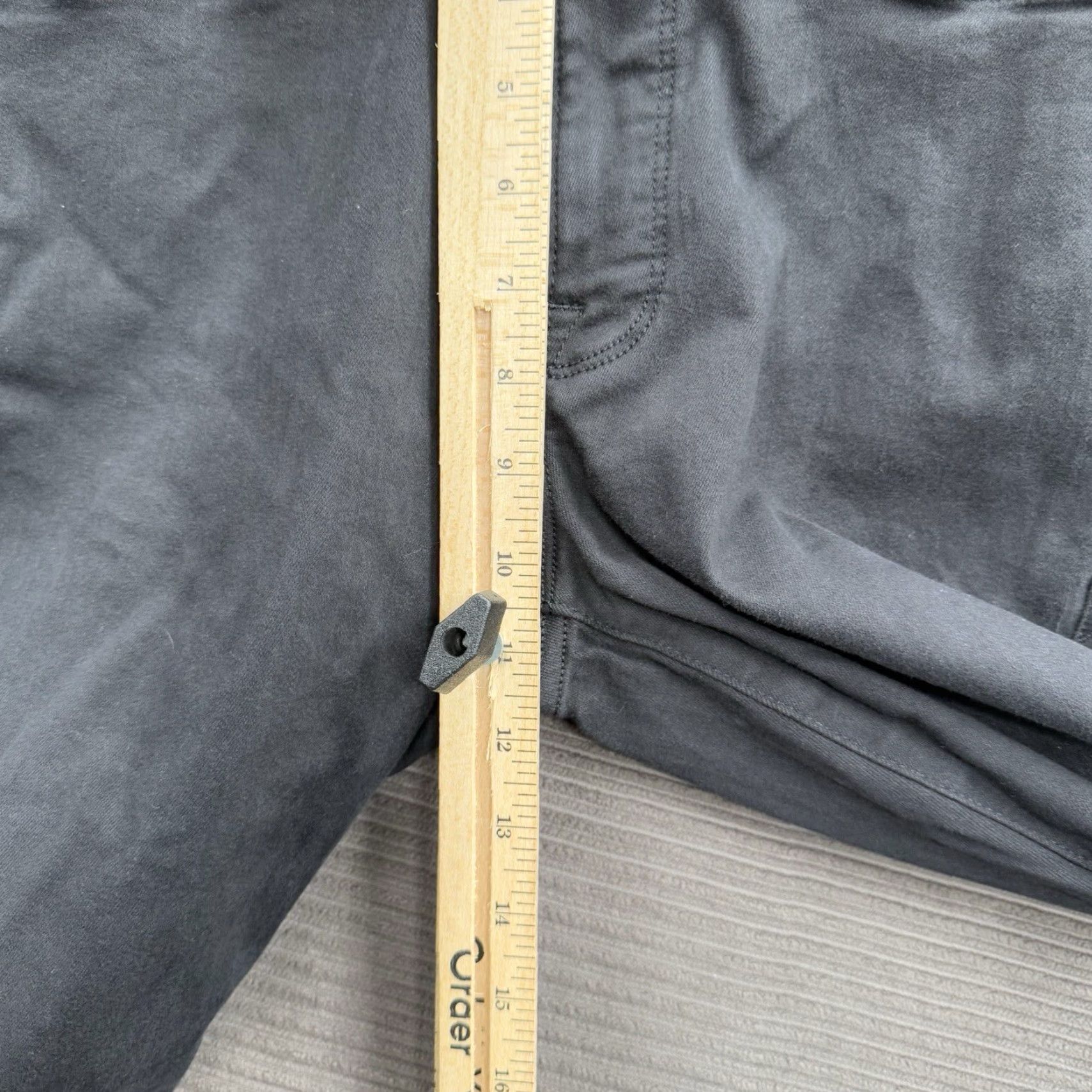 Good American Good American Jeans Women 28 Black Cotton Denim High Rise 90s City College Straight Comfort Rise 27in Inseam Womens Size 28" / US 6 / IT 42 - 5 Thumbnail