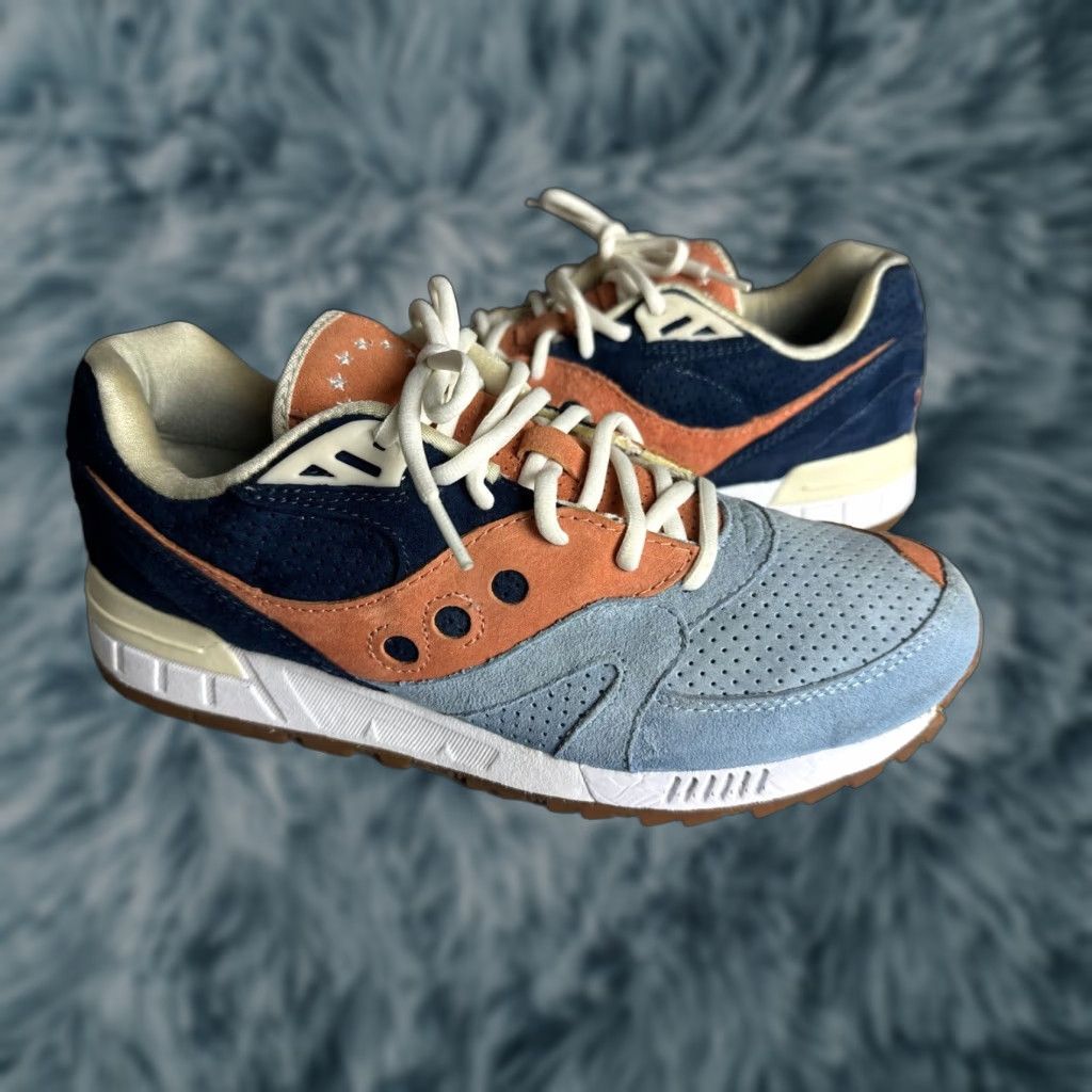Saucony UBIQ x Saucony Shadow Master Atlantic Tide Men’s Size 10 Blue Orange S70187-2 Sneaker Size US 10 / EU 43 - 1 Thumbnail