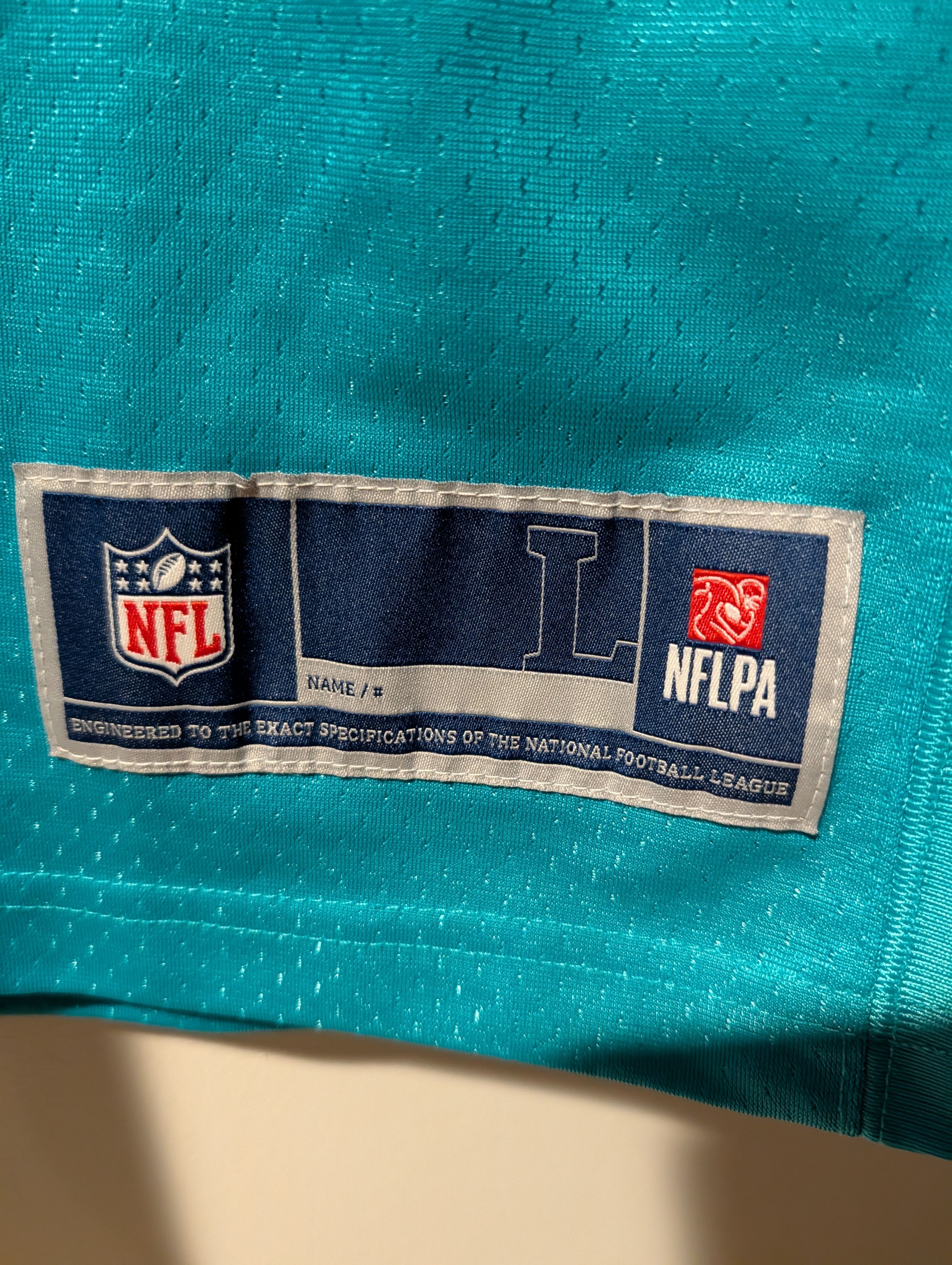 NFL Vintage Miami Dolphins Kenyan Drake NFL Football Jersey Size US L / EU 52-54 / 3 - 3 Thumbnail