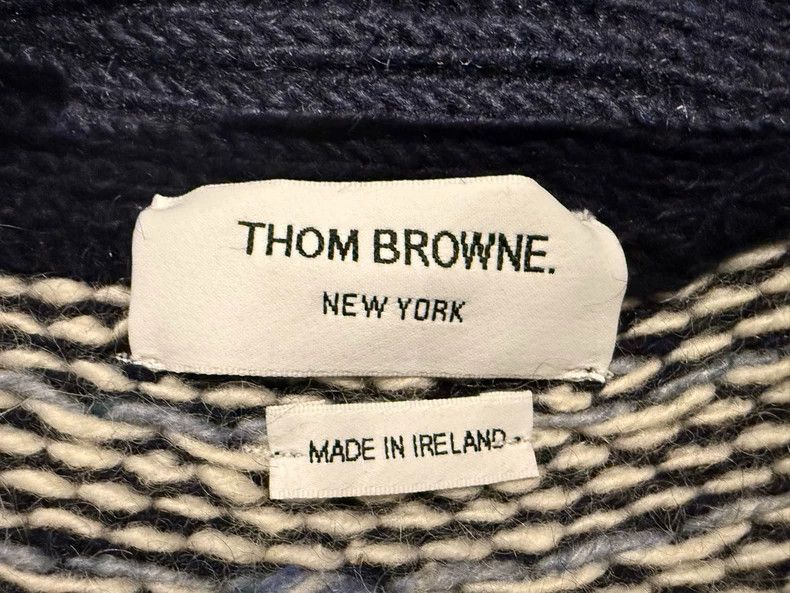 Thom Browne Thom Browne Rare green-collar cardigan jacket 2503-Nextarr Size US L / EU 52-54 / 3 - 4 Thumbnail