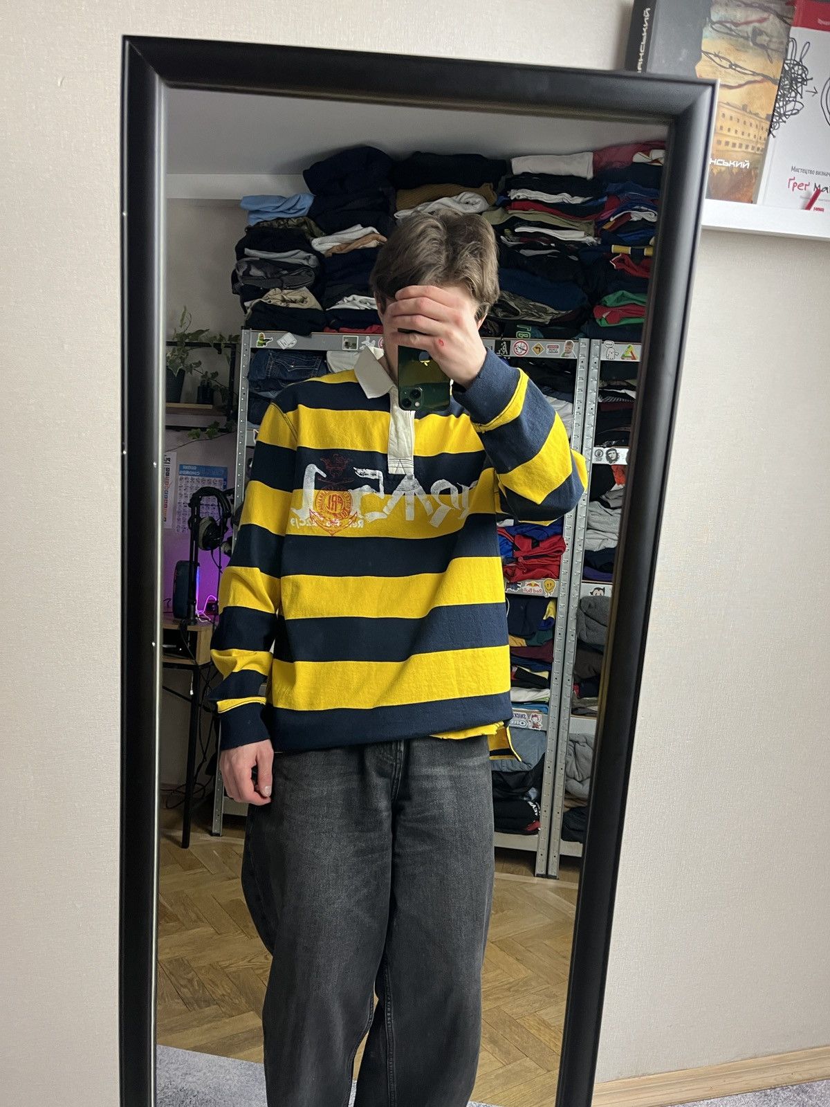 Polo Ralph Lauren Crazy Vintage Polo Ralph Lauren Striped Rugby Shirt Rare Y2k Size US XL / EU 56 / 4 - 2 Thumbnail
