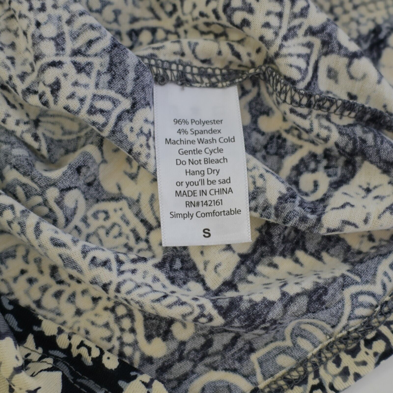 Designer NEW LuLaRoe Julia Small Gray Tan Floral Bodycon Shirt Dress Size S / US 4 / IT 40 - 9 Thumbnail