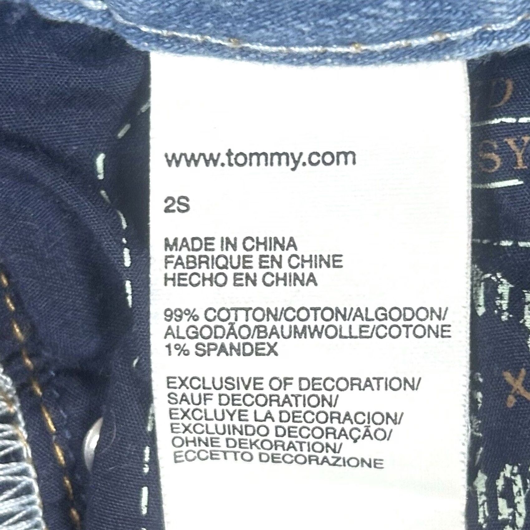 Tommy Hilfiger Tommy Hilfiger Jeans Womens 2 Boyfriend Mid Rise Medium Wash Denim Zip Inseam 30" Regular Fit Cotton Spandex Crew Womens Size 26" / US 2 / IT 38 - 4 Thumbnail
