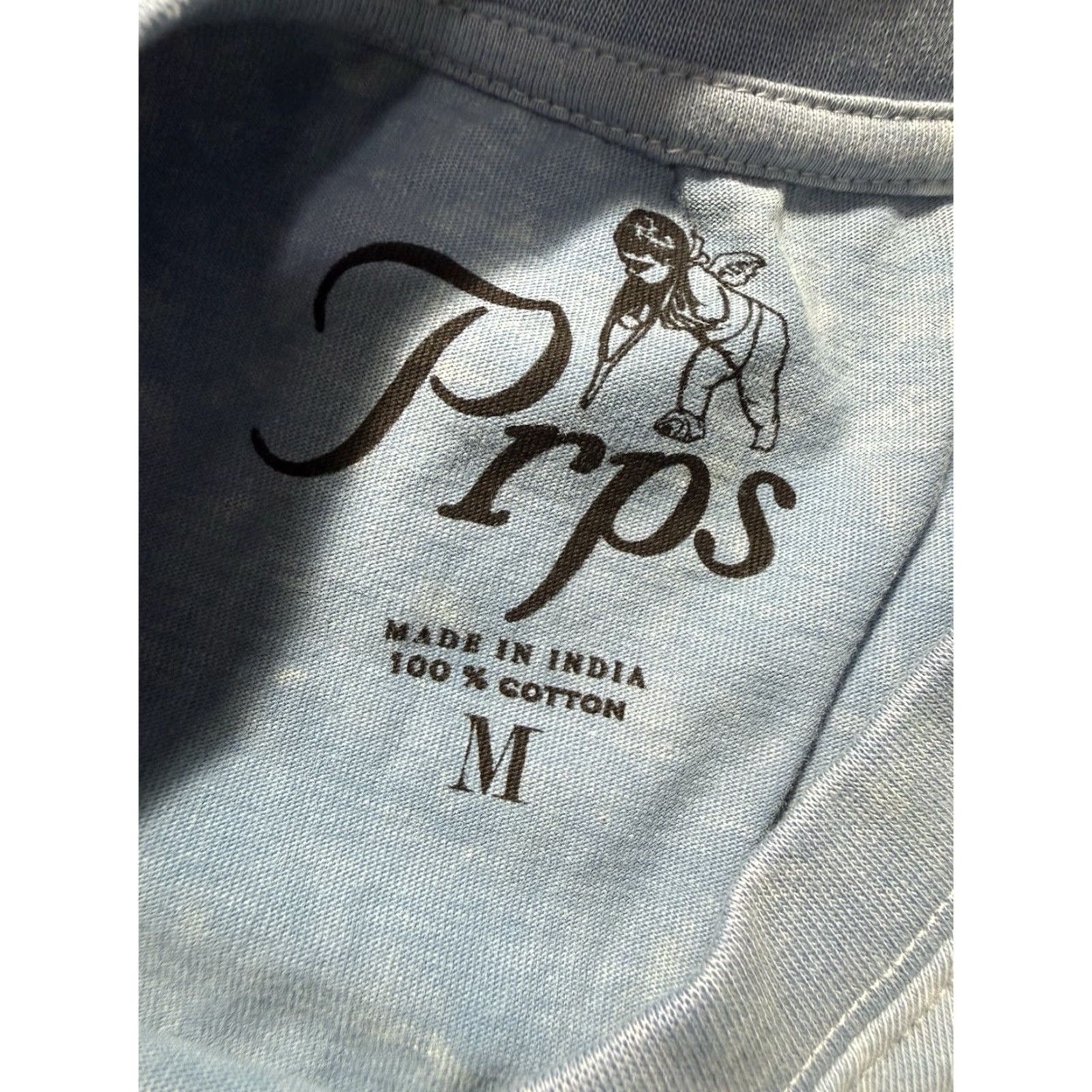 Prps PRPS Goods & Co. Men’s Short Sleeve Purpose Print T-Shirt M Blue Wash Size US M / EU 48-50 / 2 - 3 Thumbnail