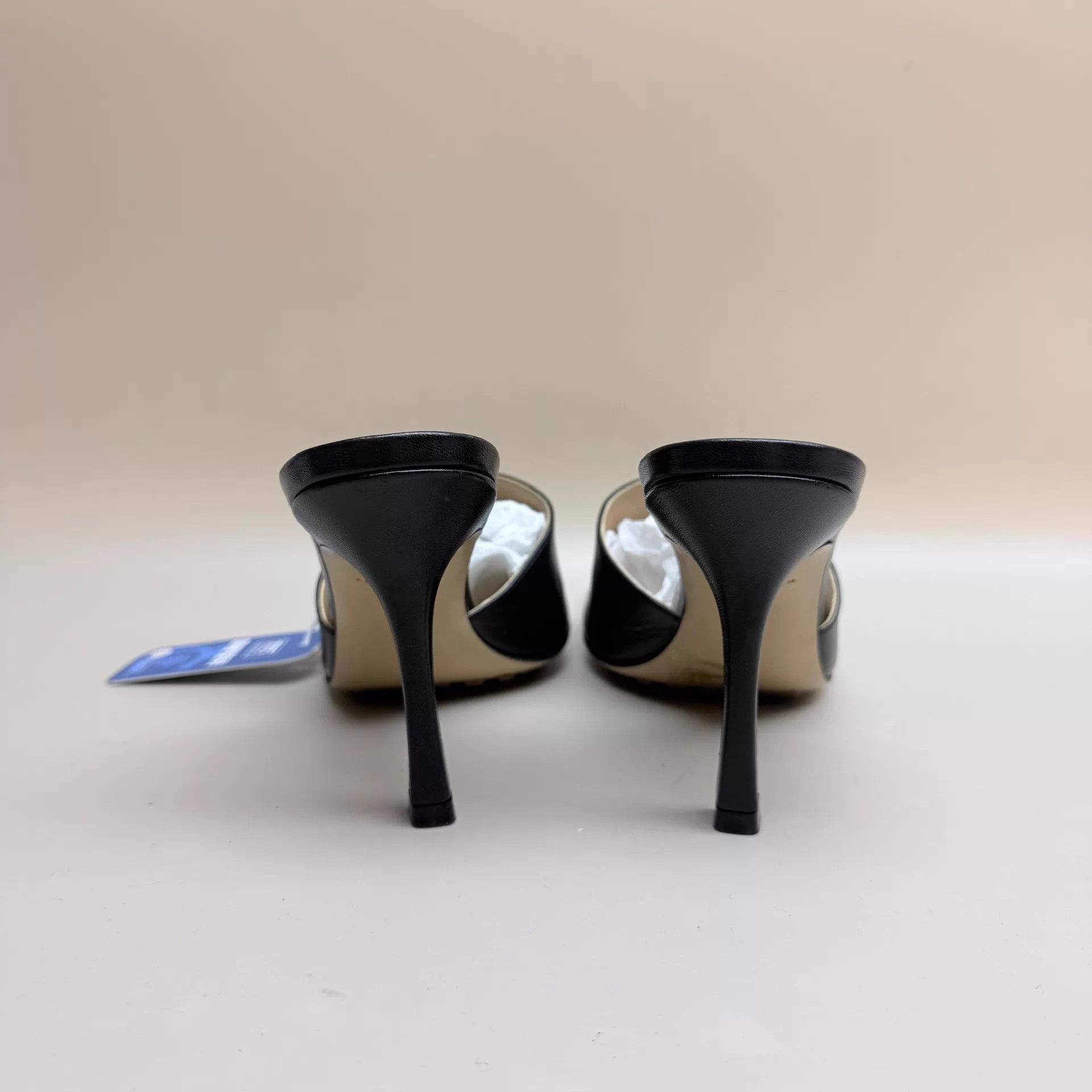 Bottega Veneta Bottega Veneta Black Square Toe Heels Women's 37 Size US 6.5 / IT 36.5 - 3 Thumbnail