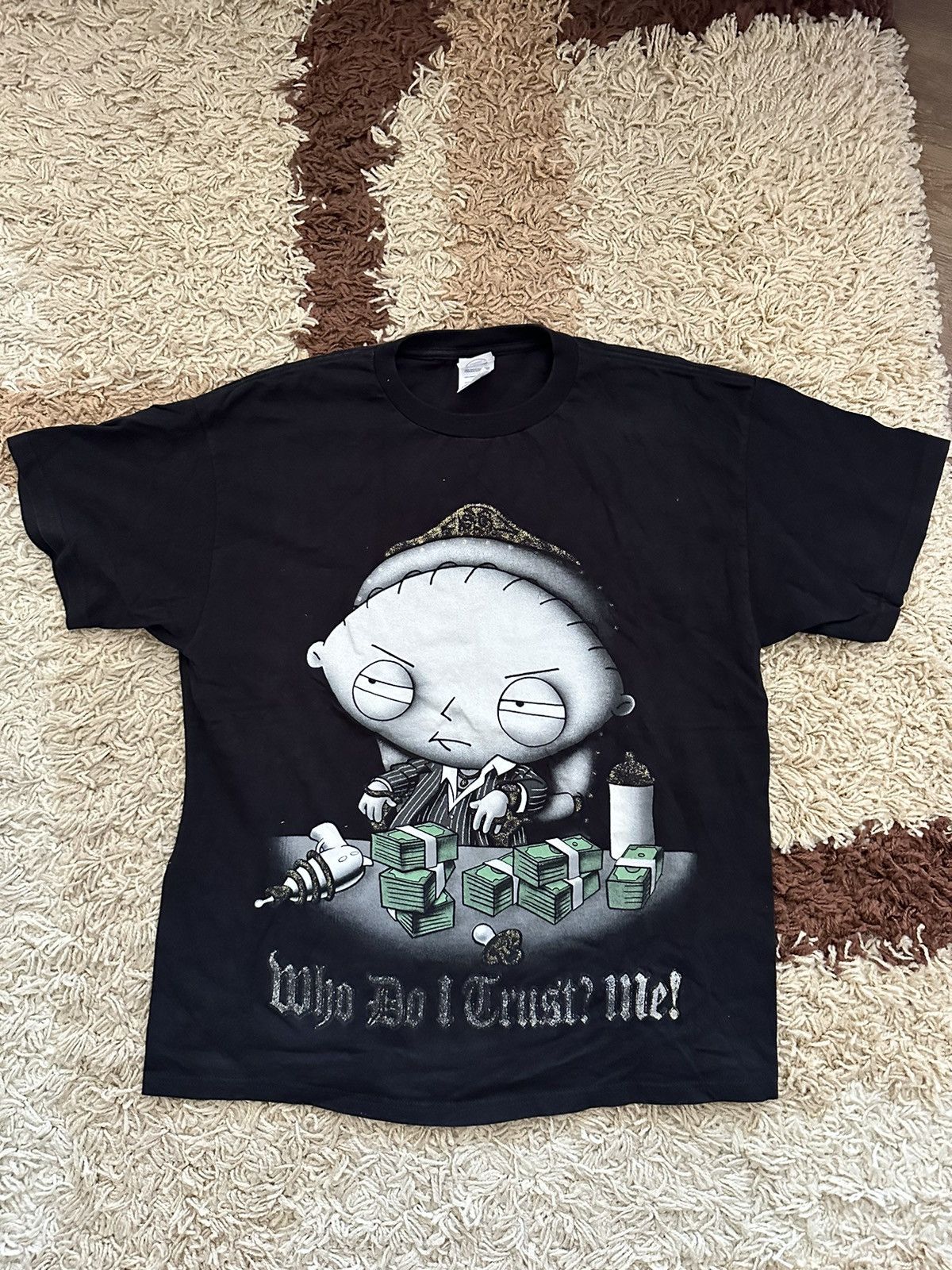🔥VINTAGE STEWIE GRIFFIN MOVIE Y2K GRAPHICS T-SHIRT🔥