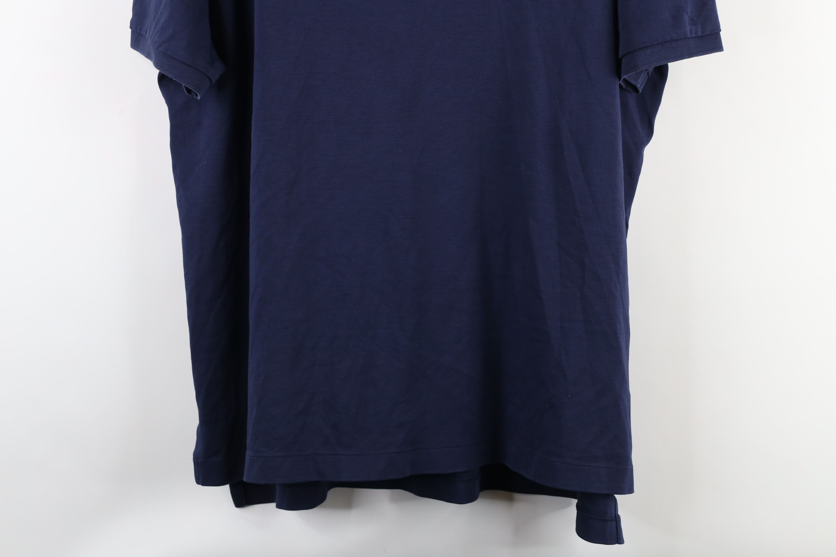 Ralph Lauren × Vintage Ralph Lauren Pima Cotton Soft Touch Collared Polo Shirt Blue Size US XL / EU 56 / 4 - 3 Thumbnail