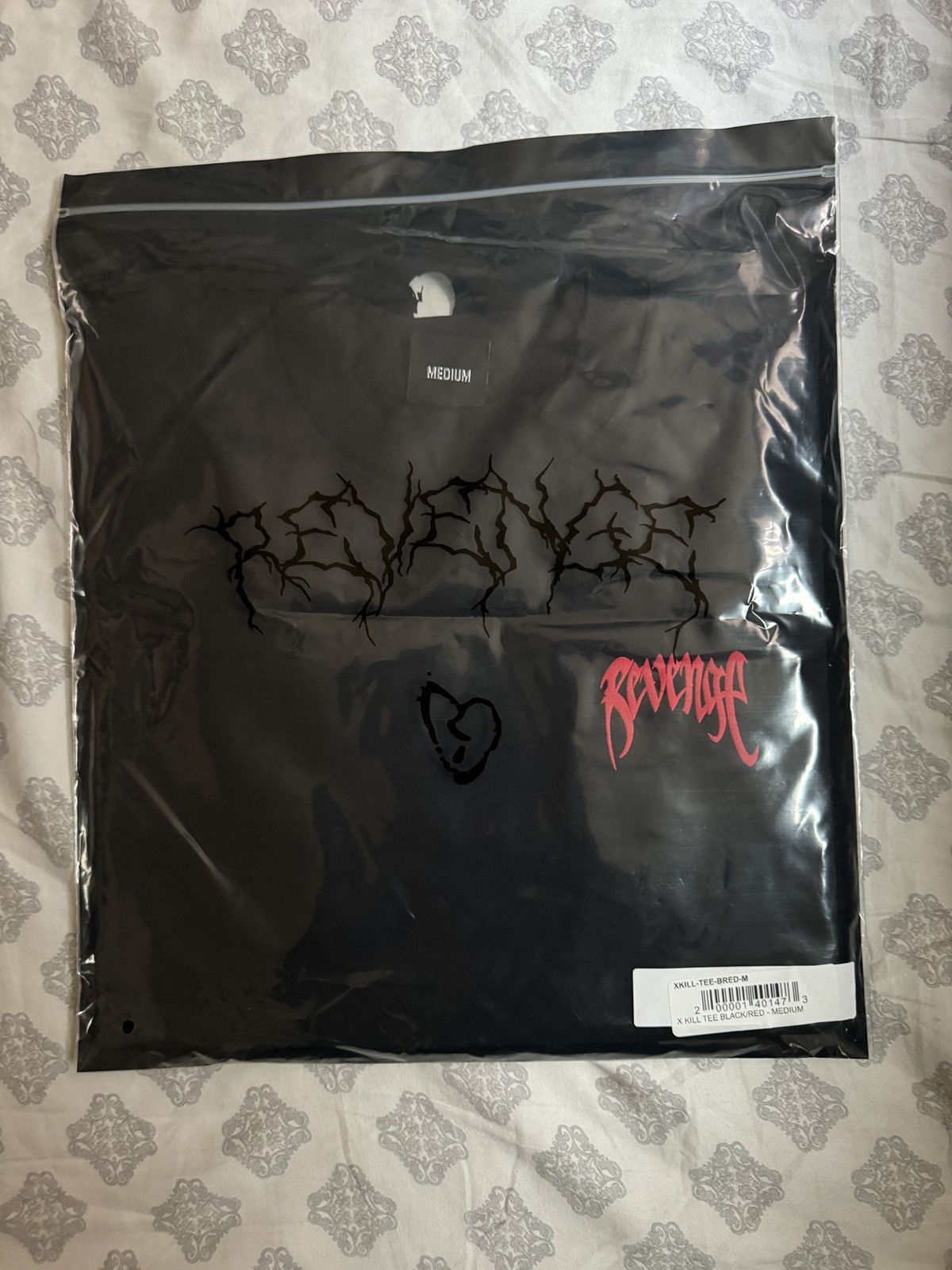 image of Revenge Kill Tee in Black/Red, Men's (Size Medium)