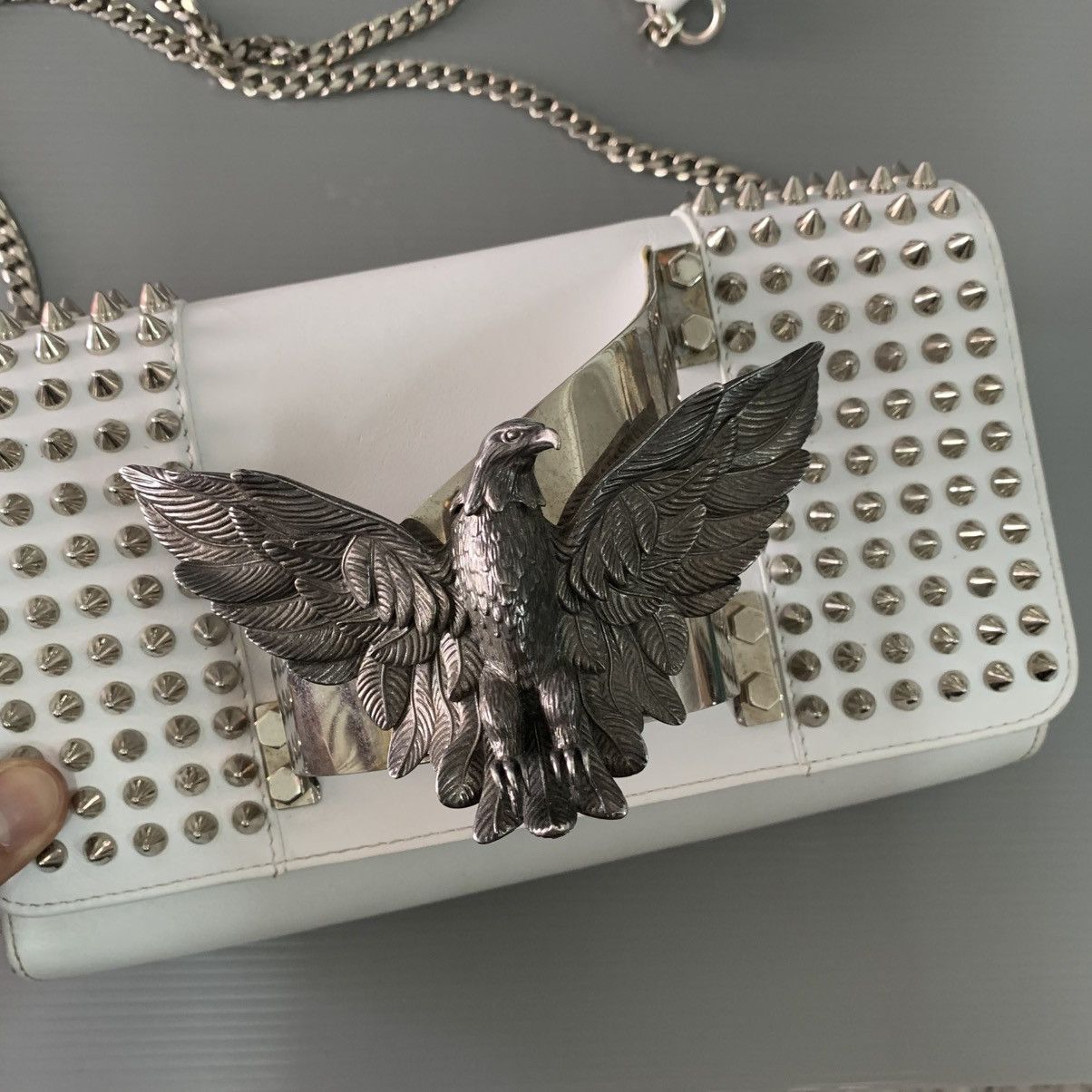Philipp Plein 💥🔥HOT SALE🔥💥Authentic Philipp Plein Leather Slingbag Clutch Size ONE SIZE - 12 Thumbnail