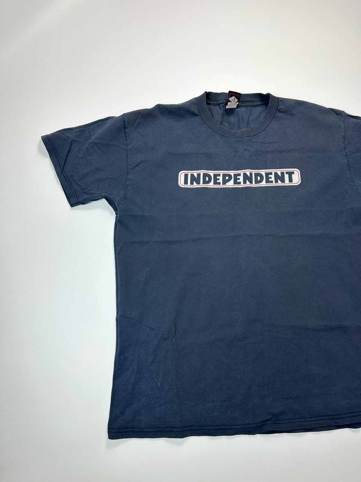 Independent Trading Co. 90's Independent T-shirt Centre Logo XL Size Blue Size US XL / EU 56 / 4 - 3 Thumbnail