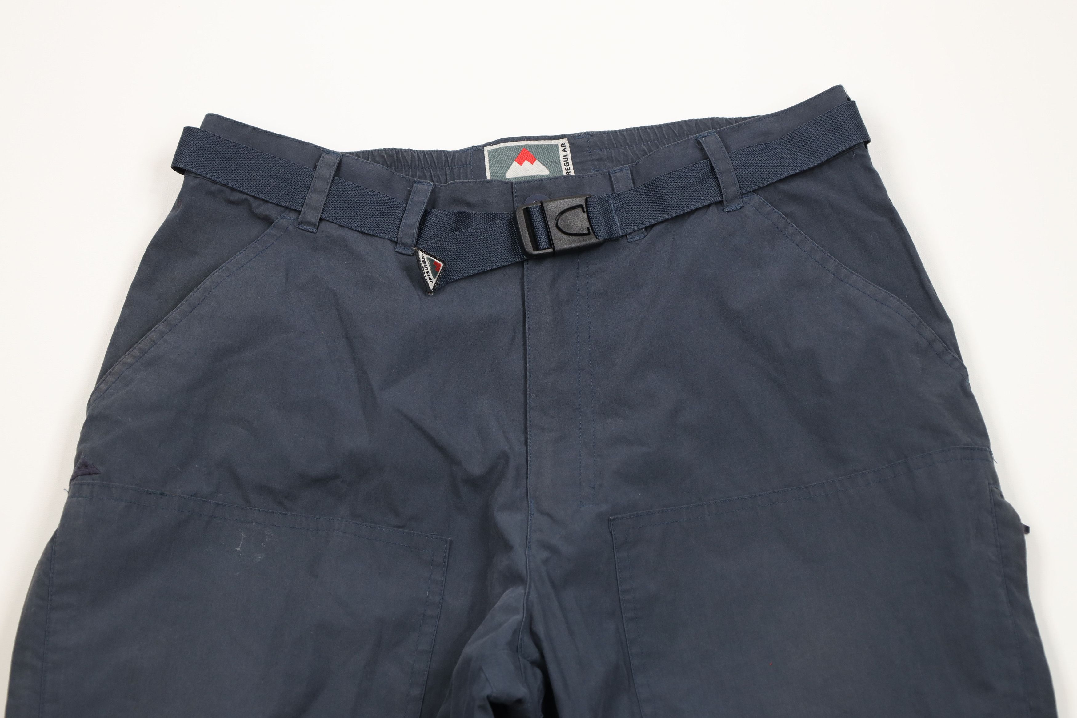 Vintage Vintage 90s Streetwear Hiking Trekking Pants Steel Blue Size US 32 / EU 48 - 2 Thumbnail