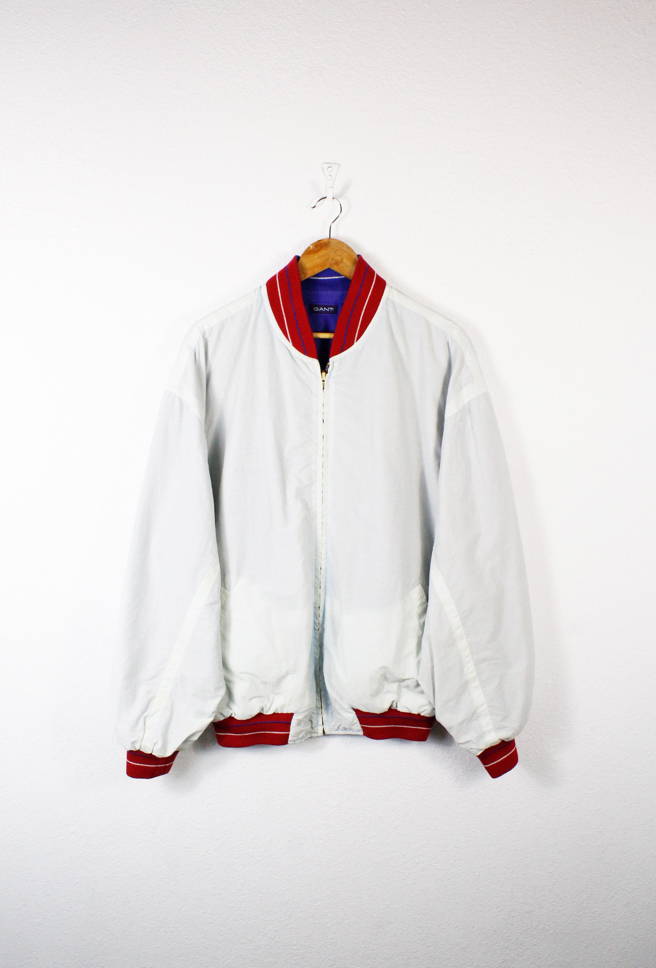 Gant Vintage Gant USA Baseball American Reversible Bomber Jacket Size US XL / EU 56 / 4 - 2 Thumbnail