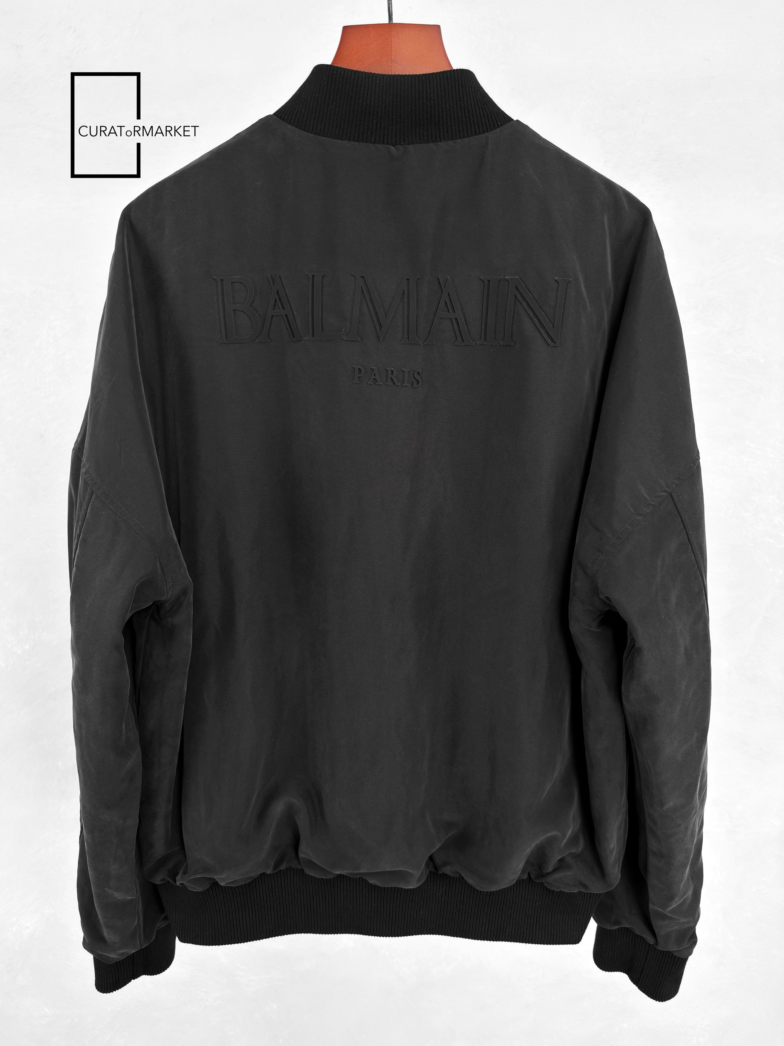 Balmain EU46 Relaxed Art Sky Print Reversible Embossed Logo Zip SS23 Size US S / EU 44-46 / 1 - 13 Thumbnail