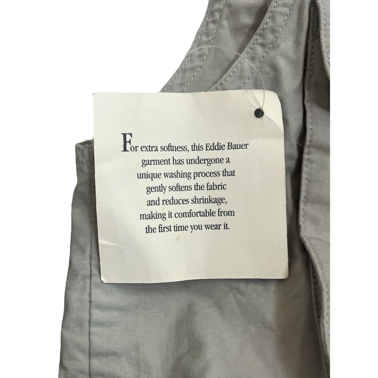Eddie Bauer VINTAGE Eddie Bauer Vest Mens S Beige Cotton 90s Deadstock NWT Lightweight Canvas 100% Cotton Teflon 30.5" Long 22.5" Across Size US S / EU 44-46 / 1 - 7 Thumbnail