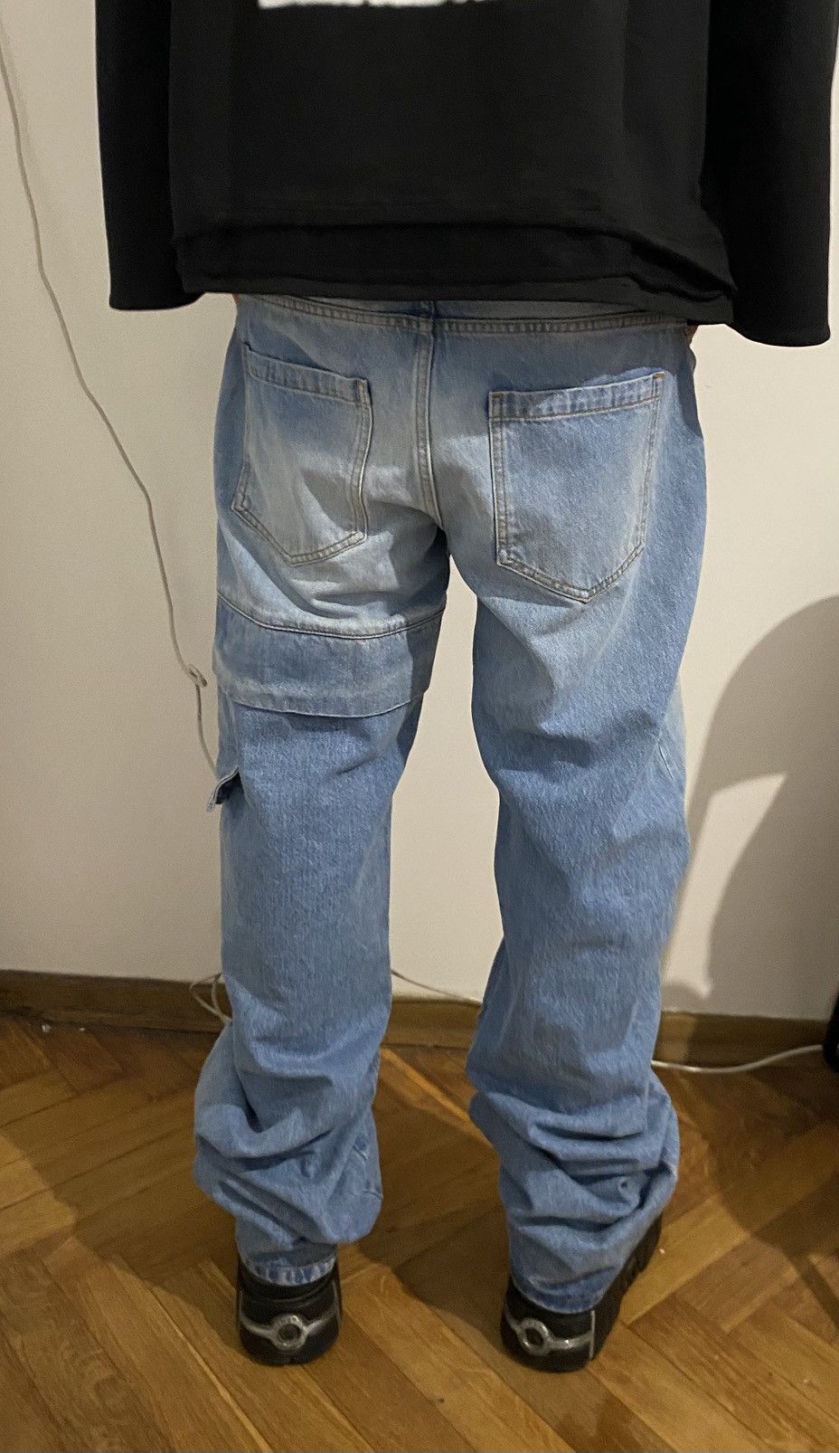 1017 ALYX 9SM Oversized denim cargo pants 1017 ALYX 9SM Size US 32 / EU 48 - 5 Thumbnail