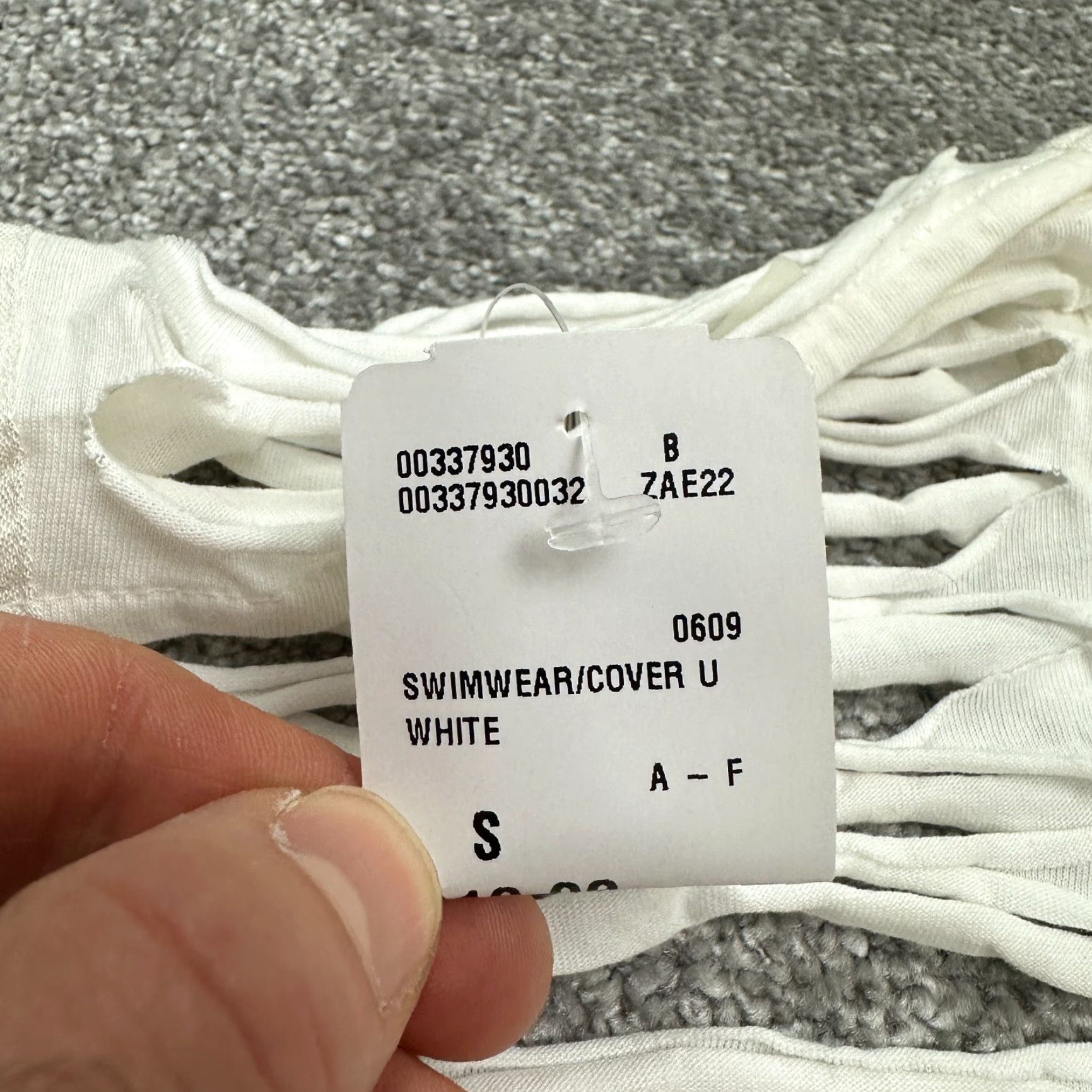 Forever 21 FOREVER 21 Swimwear Cover Up Womens S White Solid Ripped Beach Sleeveless Vintage: No ? Size ONE SIZE - 7 Thumbnail