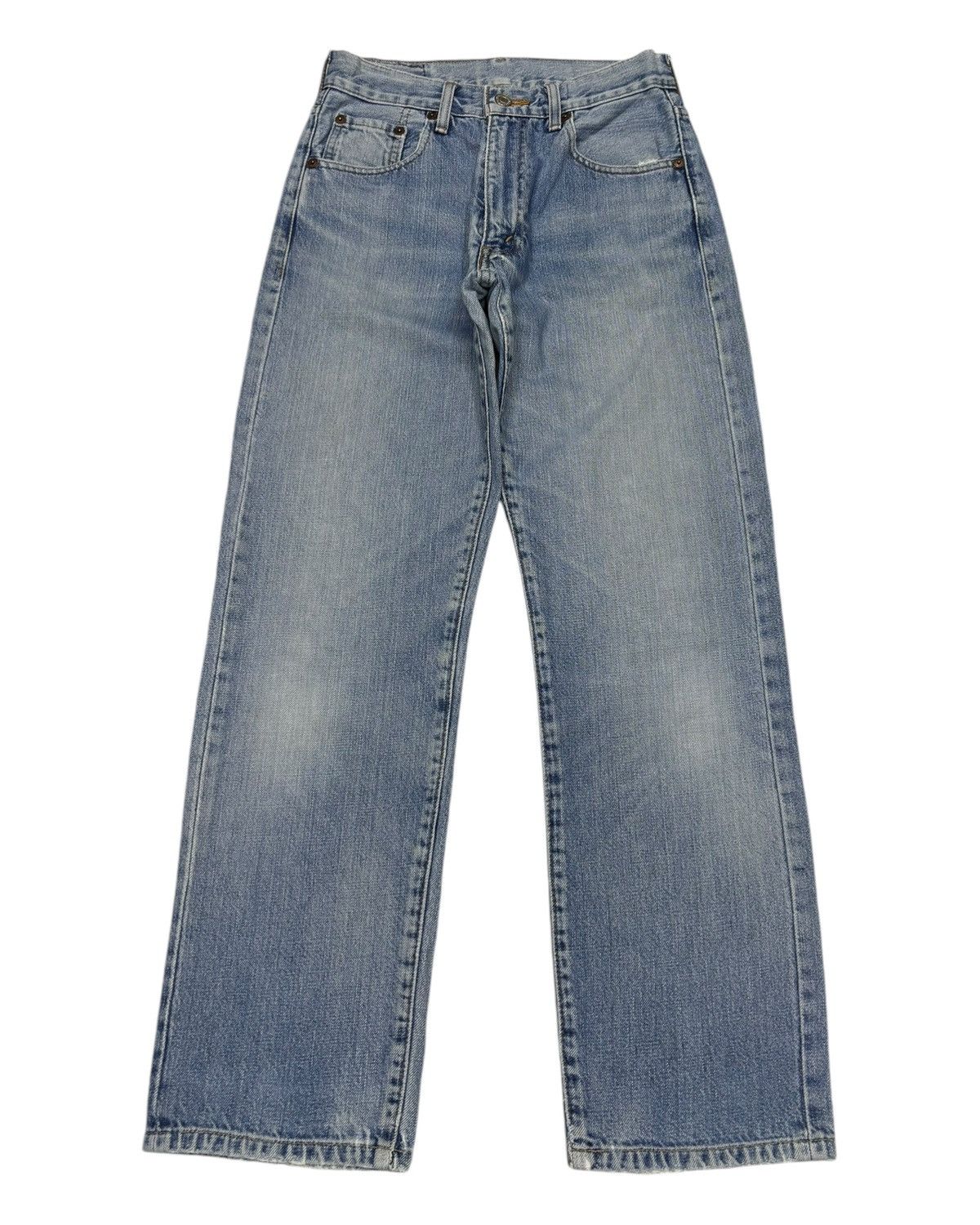 Levi's Vintage Levis 502 Big E Selvedge Redline Distressed Denim Size 26" / US 2 / IT 38 - 8 Thumbnail