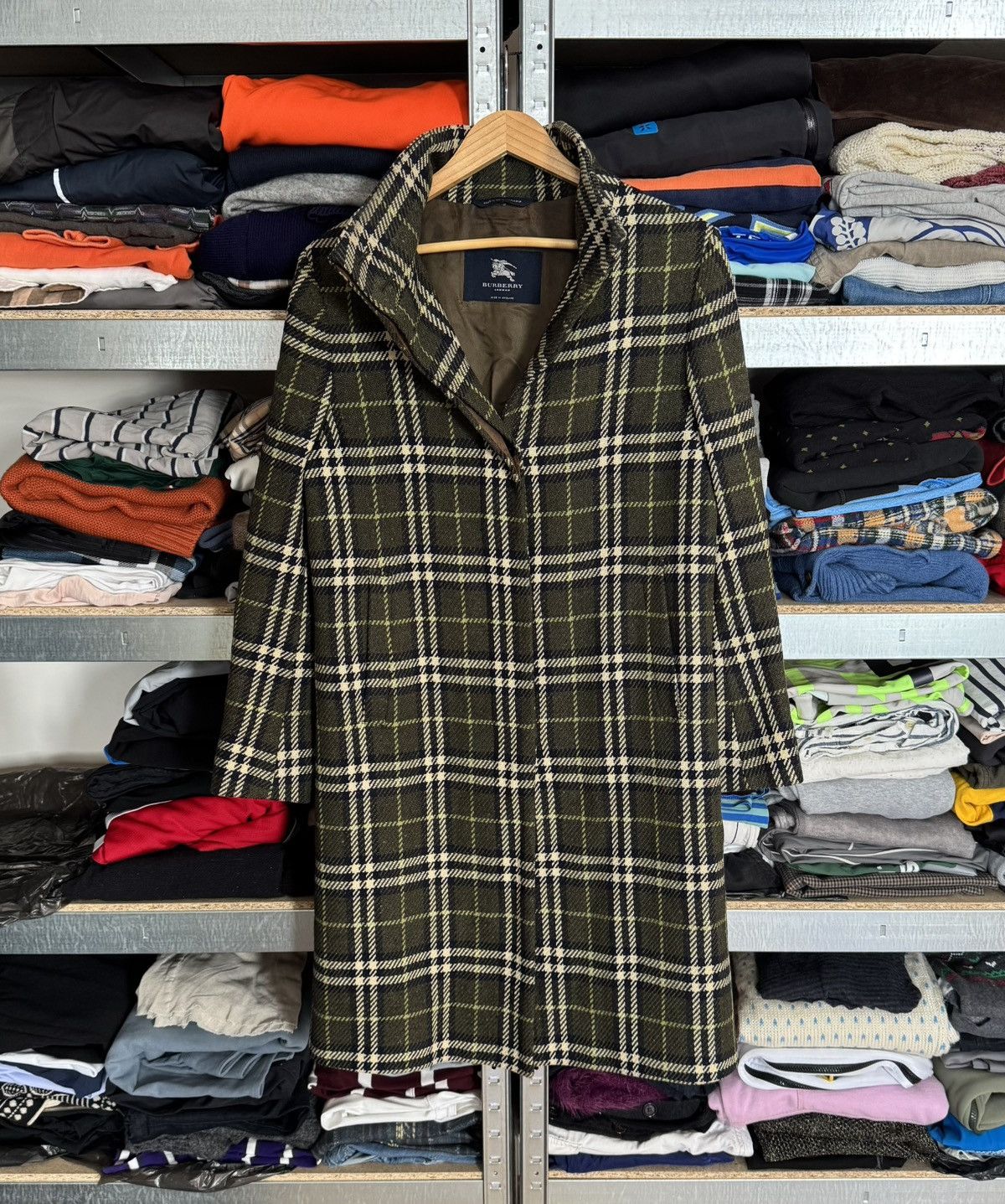 Burberry × Burberry Prorsum Burberry London UK8/US6 nova check coat jacket button up Size S / US 4 / IT 40 - 24 Thumbnail