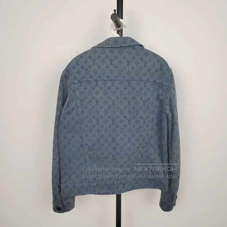Louis Vuitton Louis Vuitton Denim full print jacket Size US S / EU 44-46 / 1 - 2 Thumbnail