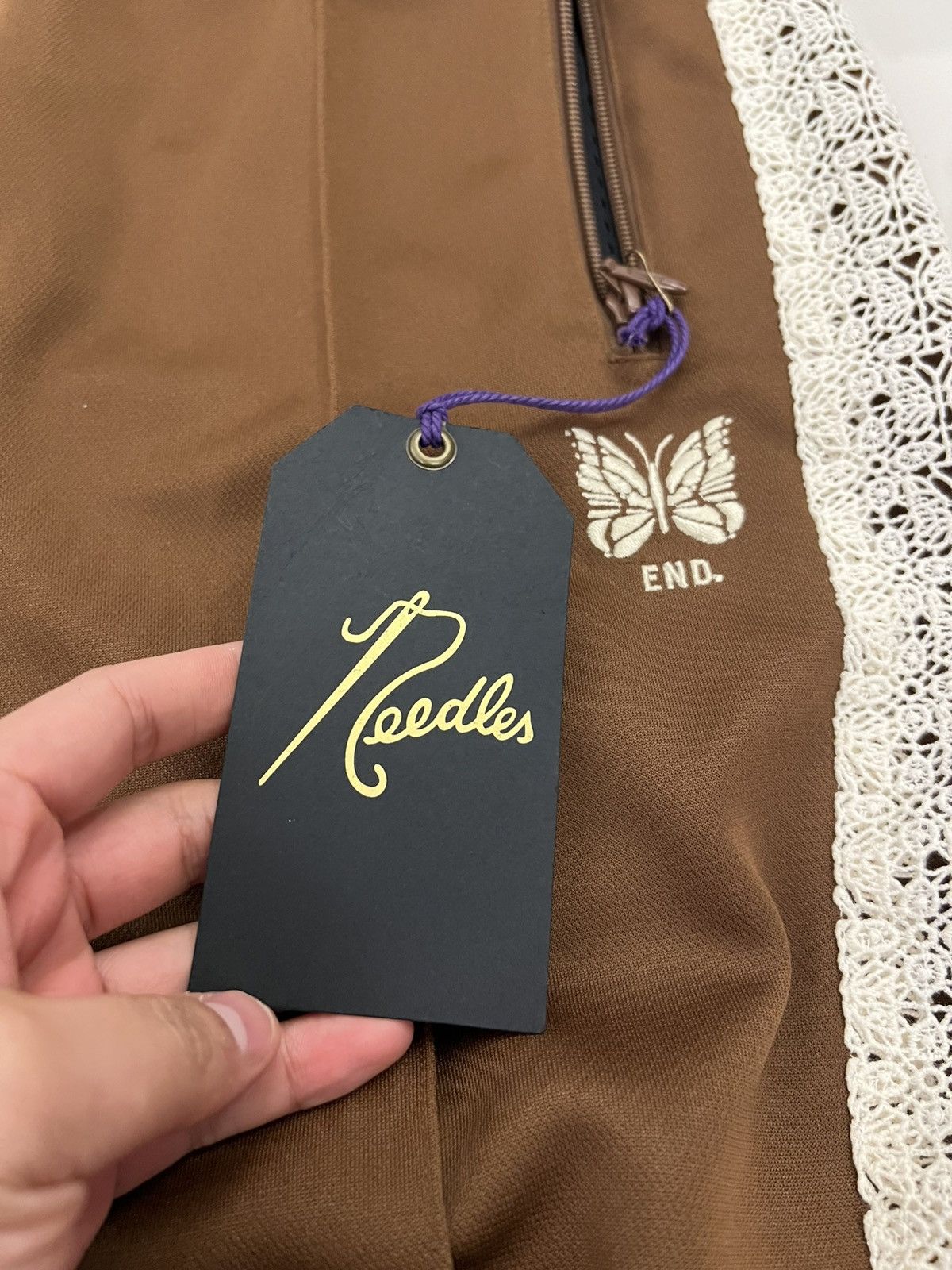 END. × Needles Needle X END. Rattan Track Pants Brown Natural Size US 36 / EU 52 - 10 Thumbnail
