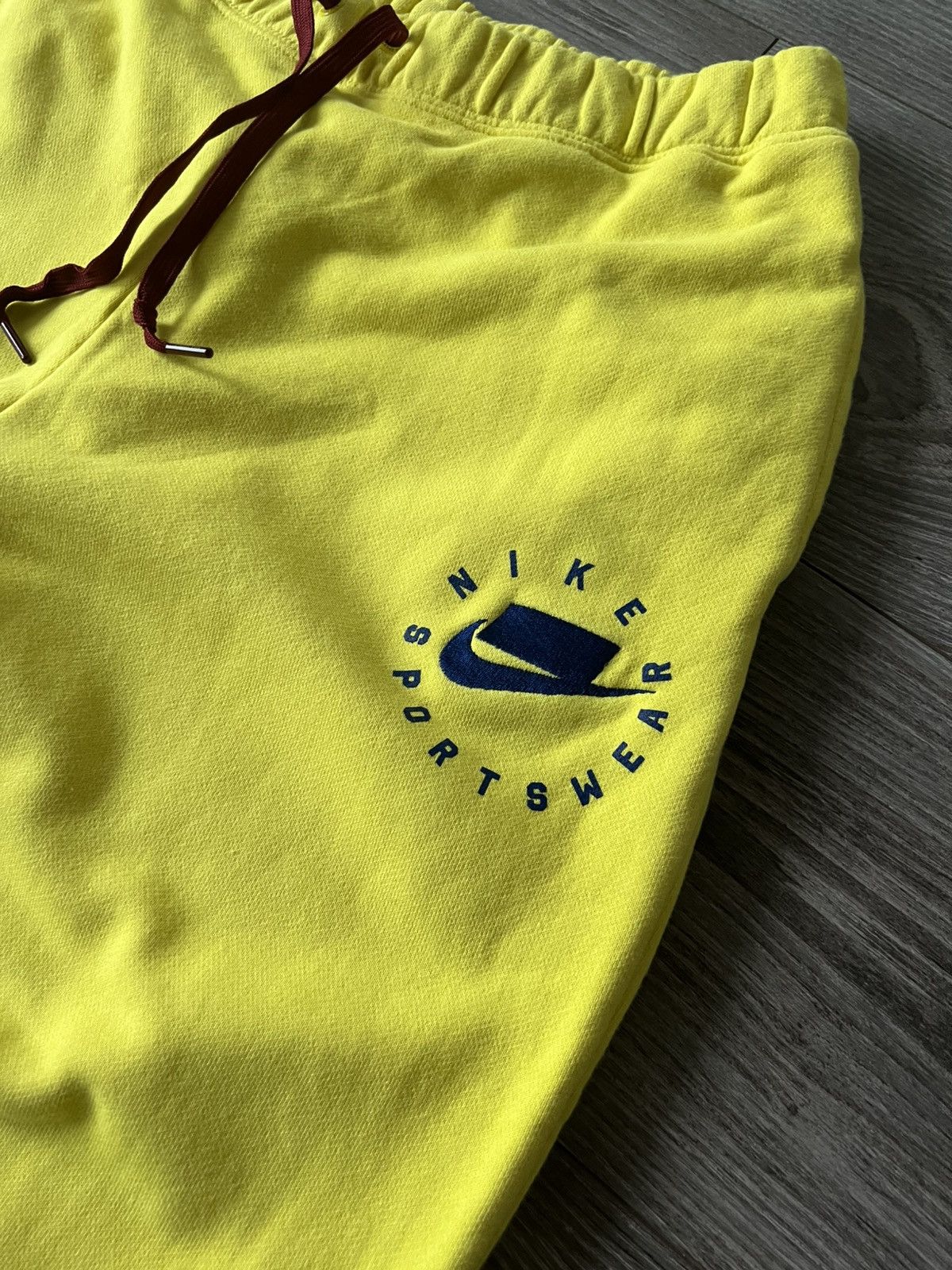 Nike ‼️Nike Sportswear NSW 253 Yellow Cotton Joggers‼️ Size US 32 / EU 48 - 11 Thumbnail