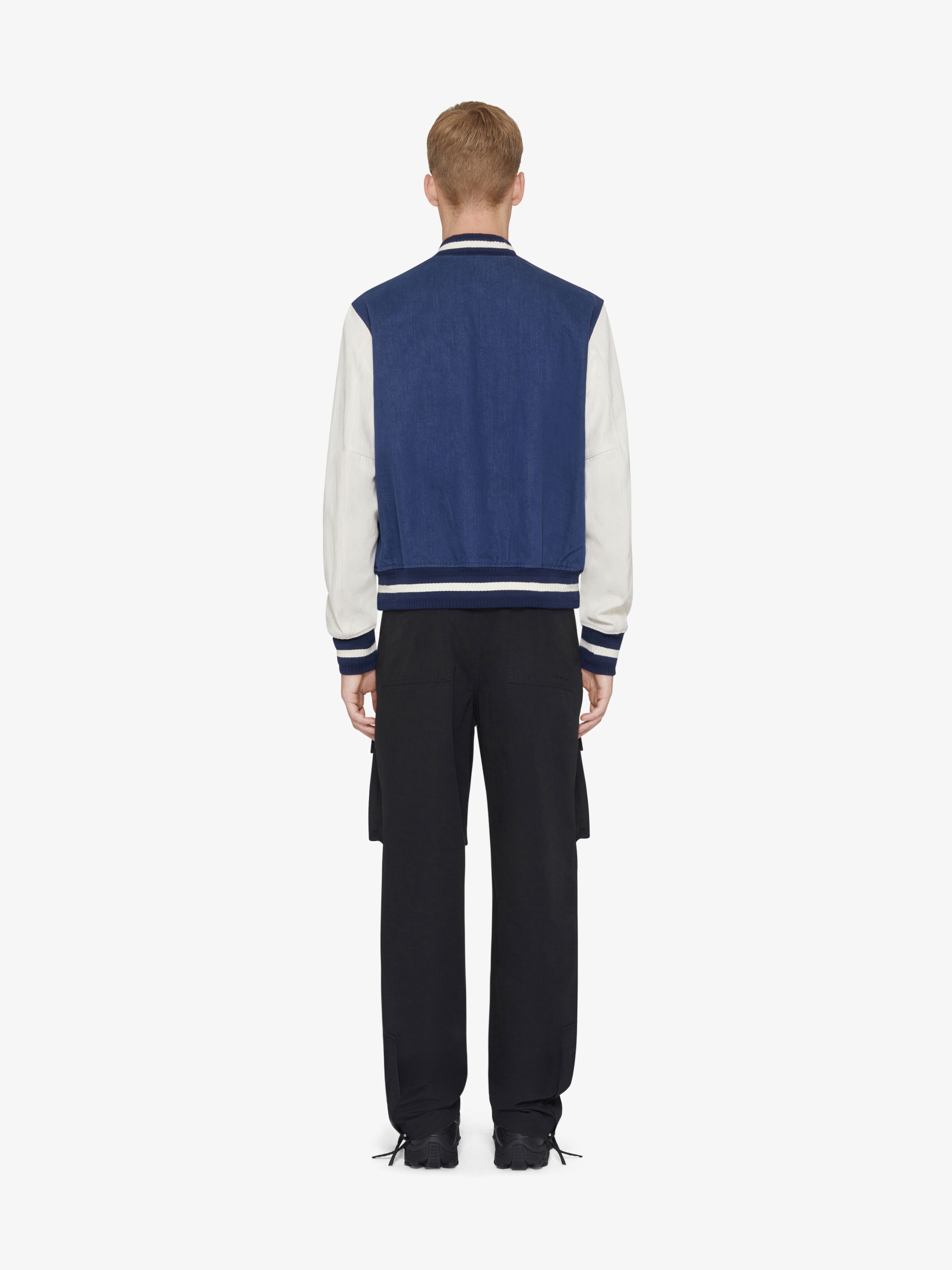 Givenchy o1srvl11e0725 Mix Material Varsity in Blue/White Size US S / EU 44-46 / 1 - 3 Thumbnail