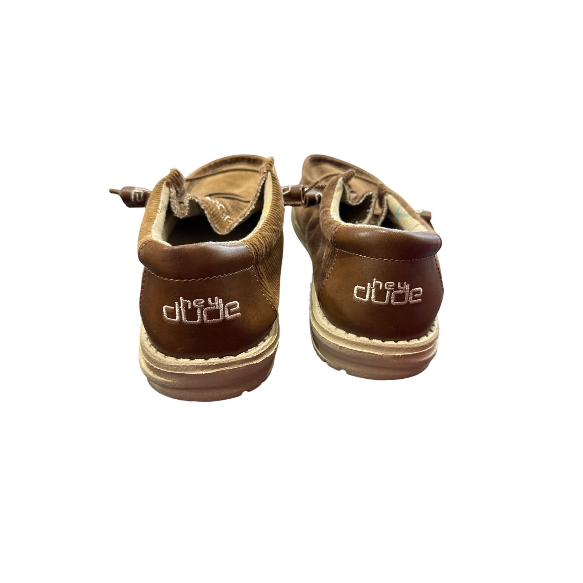 Other Hey Dude Wally Mens Brown Corduroy Slip-On Casual Shoes Size Size US 8 / EU 41 - 6 Thumbnail