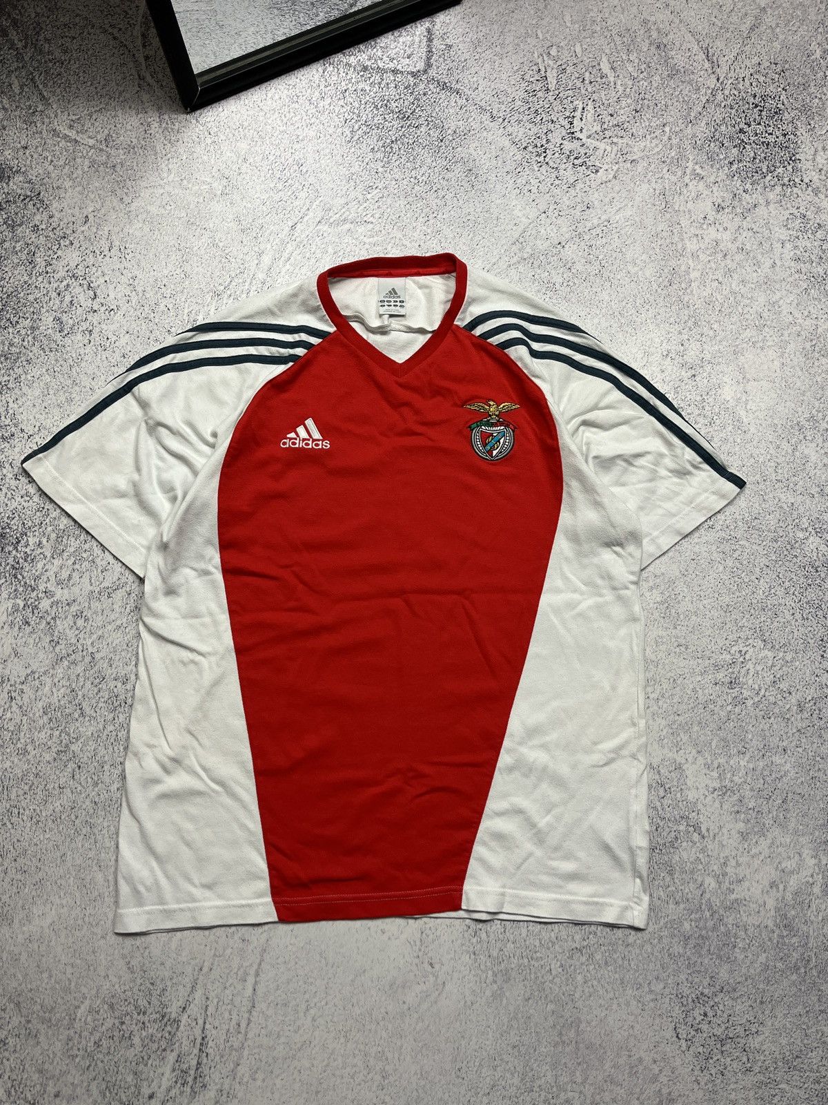 Adidas Benfica 2005 Away Football Shirt Soccer Training Jersey Rare Size US L / EU 52-54 / 3 - 1 Thumbnail