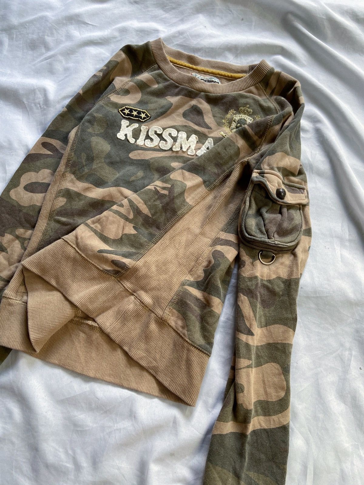 Japanese Brand JAPANESE KISS MARK ARMY SWEATSHIRT Size US S / EU 44-46 / 1 - 3 Thumbnail