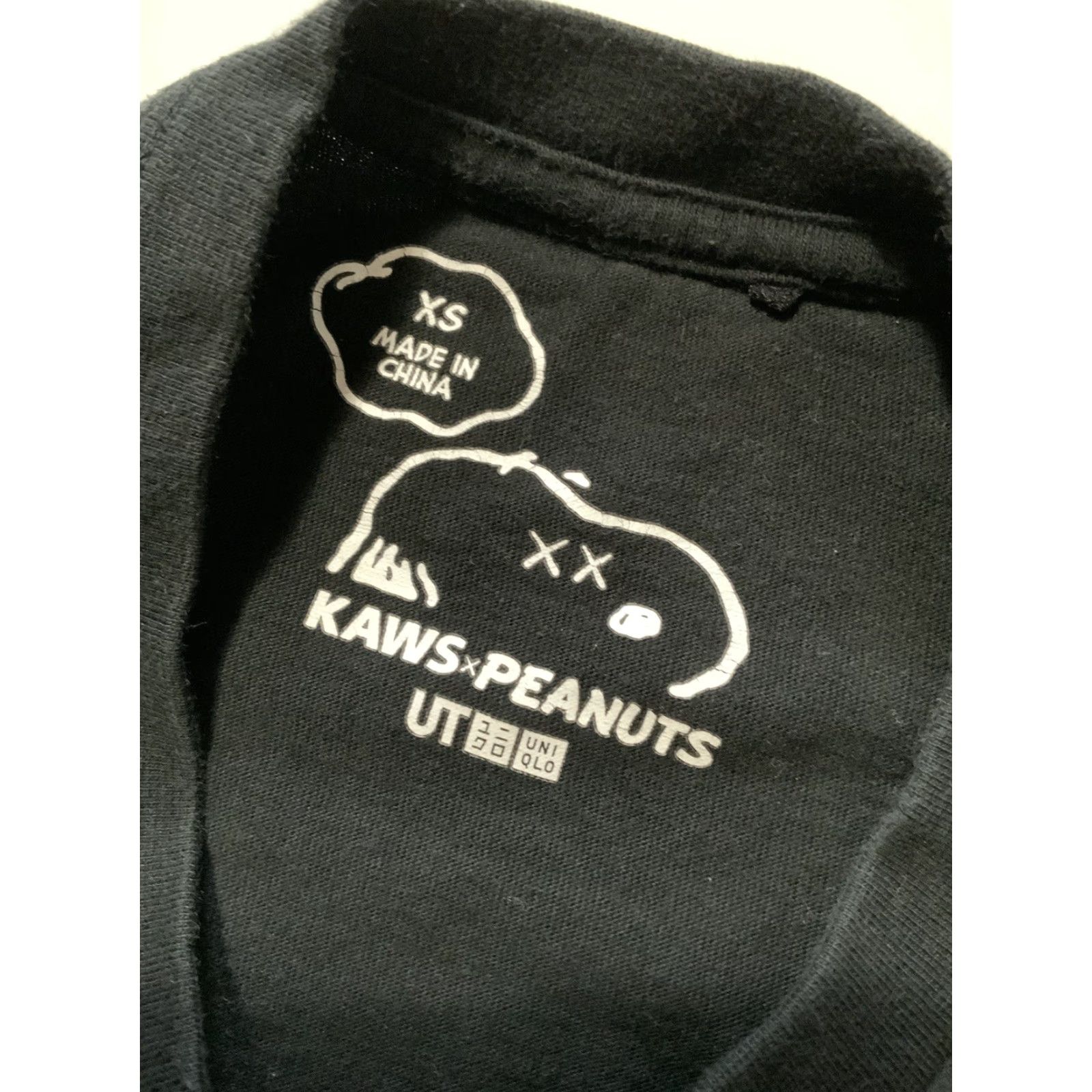 Uniqlo VINTAGE UT Uniqlo X Kaws X Peanuts Snoopy Black Pocket Tee S/S Crewneck T-Shirt XS Unisex Adults Mens Womens Boys Girls Size US XS / EU 42 / 0 - 6 Thumbnail