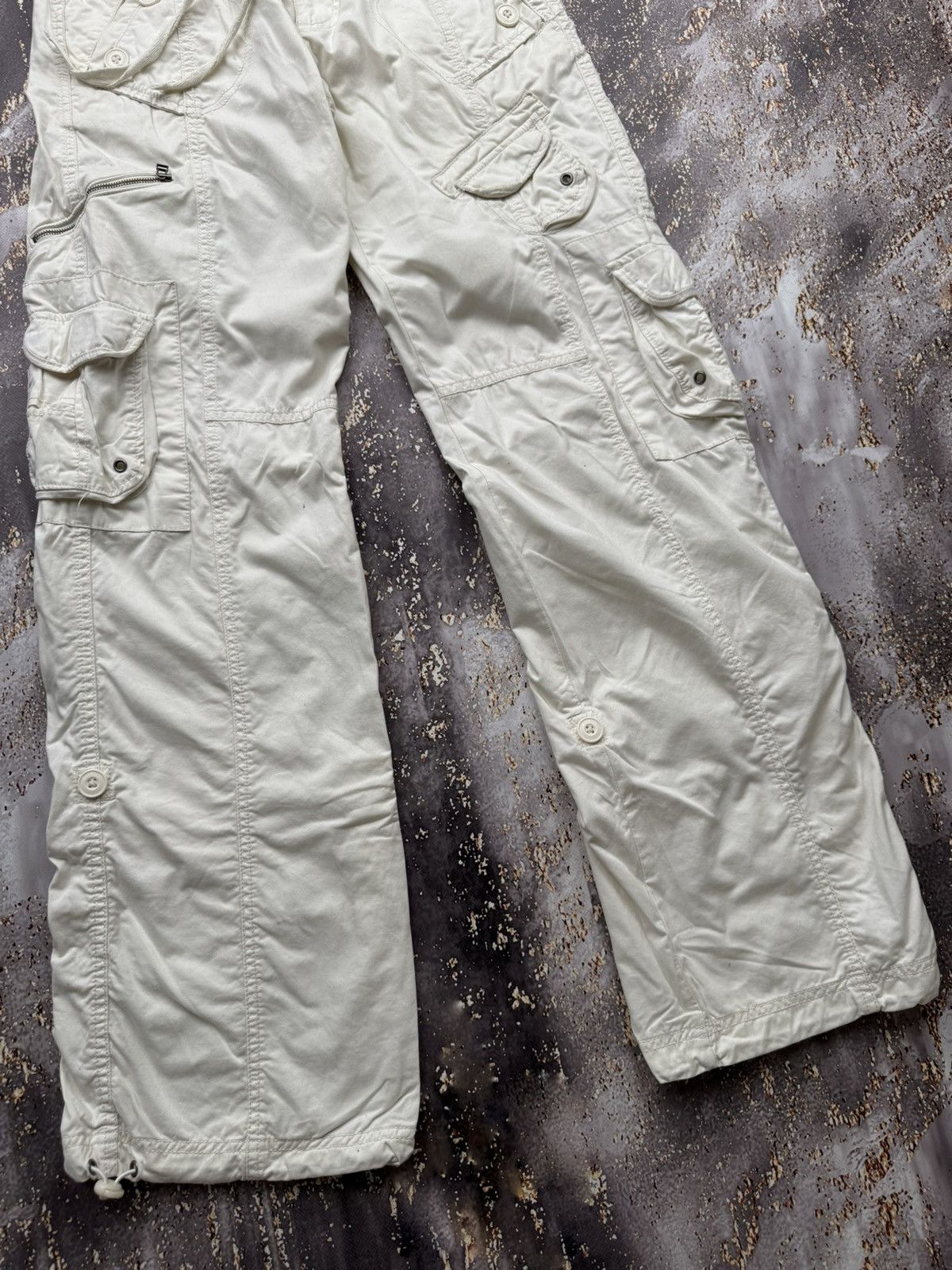 Japanese Brand × Vintage Vintage Cargo Multi Pocket Bondage Pants Size 28" / US 6 / IT 42 - 3 Thumbnail