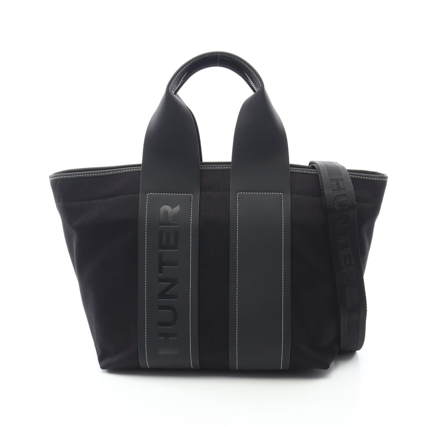 Other Other Hunter Refined Stitch Canvas Polyurethane Tote Bag Canvas Tote Bag UBS3609CAA-BLK Size ONE SIZE - 1 Thumbnail