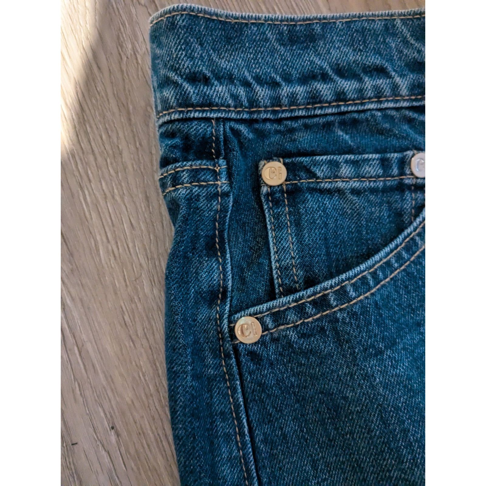Cult Gaia Gap × Cult Gaia - Asymmetrical Denim Maxi Skirt / 26 / NWT Size 26" / US 2 / IT 38 - 6 Thumbnail