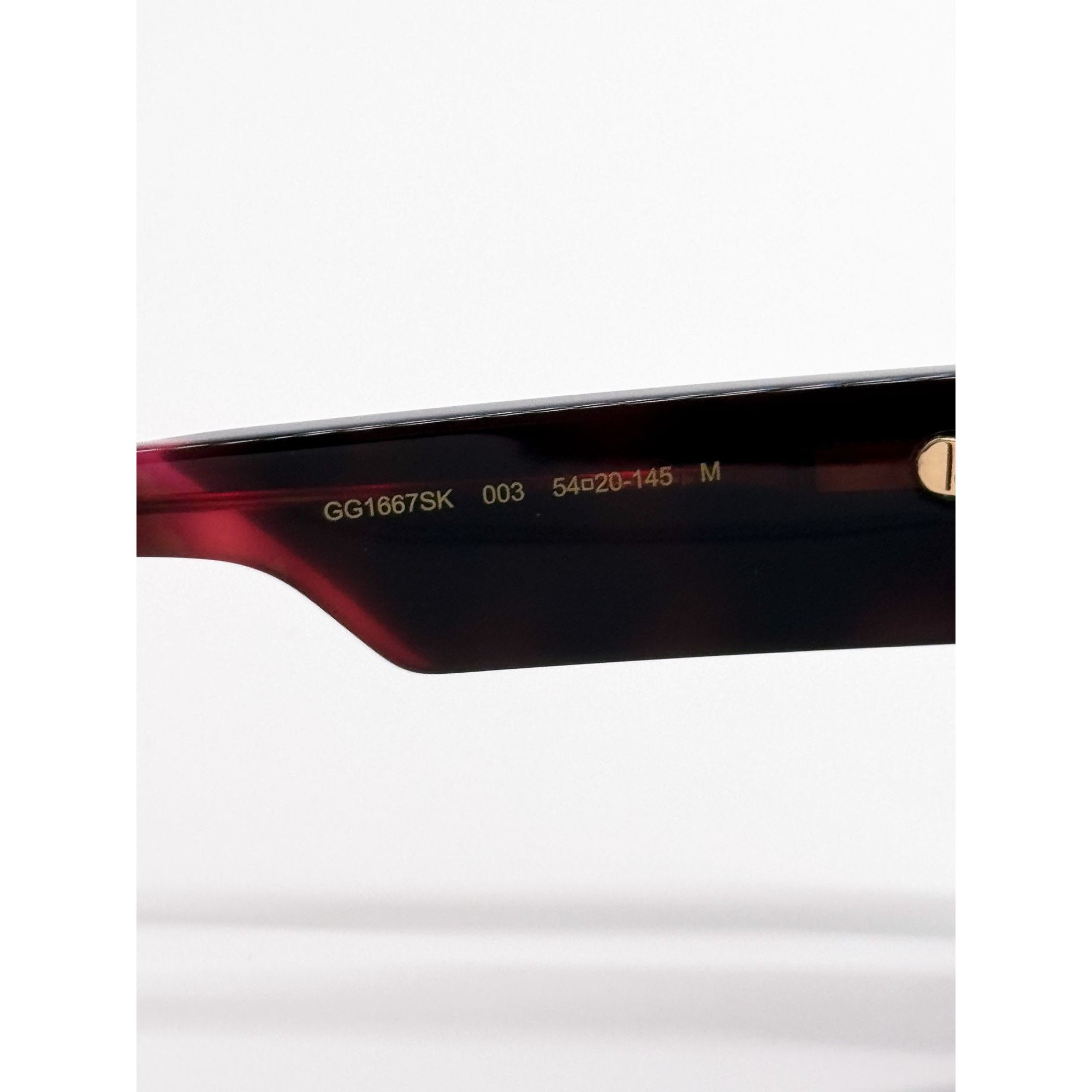 Gucci NEW GUCCI SUNGLASSES GG1667SK 003 BLACK/HAVANA SQUARE UNISEX Size ONE SIZE - 7 Thumbnail