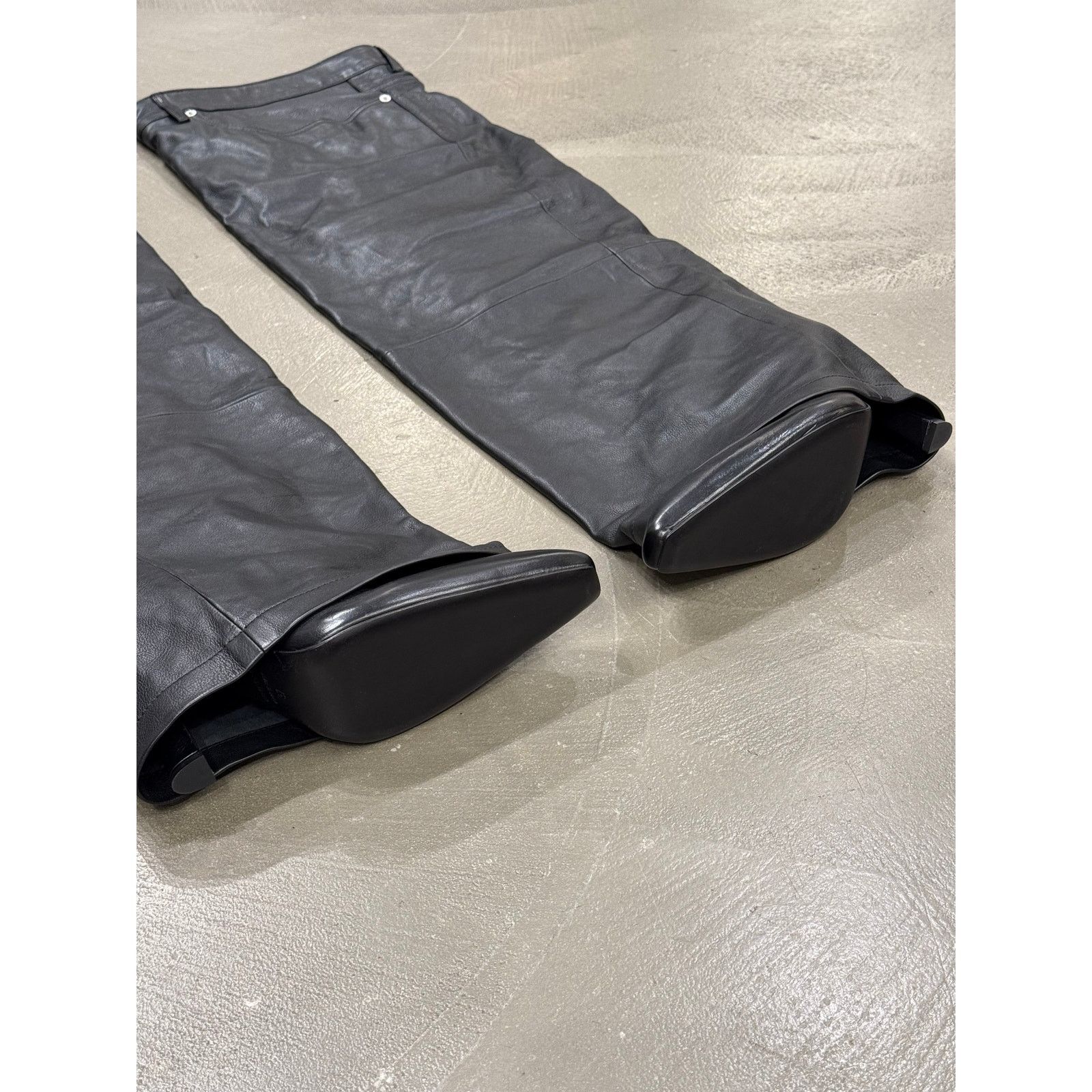 Balenciaga Balenciaga Falkon thigh-high leather pants boots Size US 7 / IT 37 - 9 Thumbnail