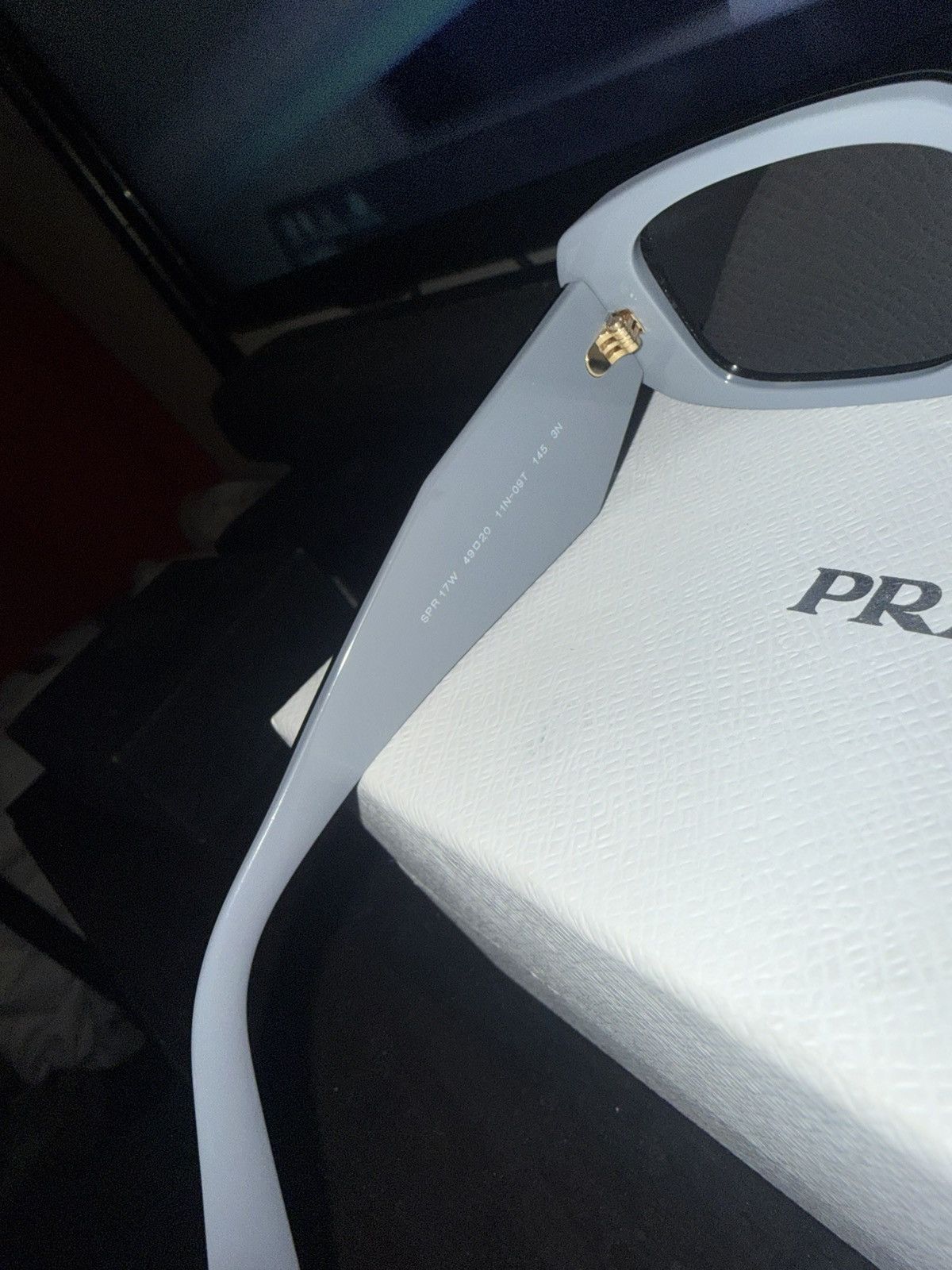 Prada Prada PR 17WS Sunglasses Gray Size ONE SIZE - 7 Thumbnail