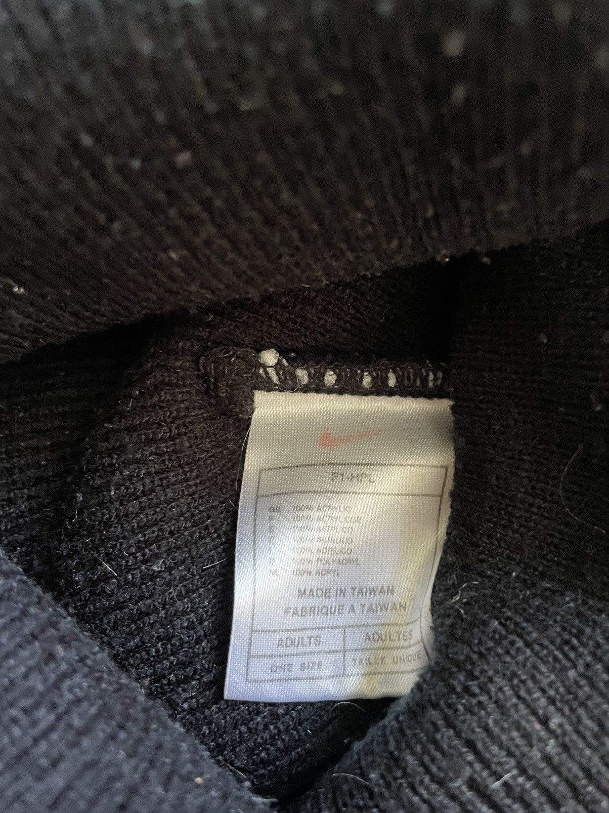 Nike × Vintage Vintage Nike 90’s Swoosh Hats Cap Y2K Black Size ONE SIZE - 4 Thumbnail