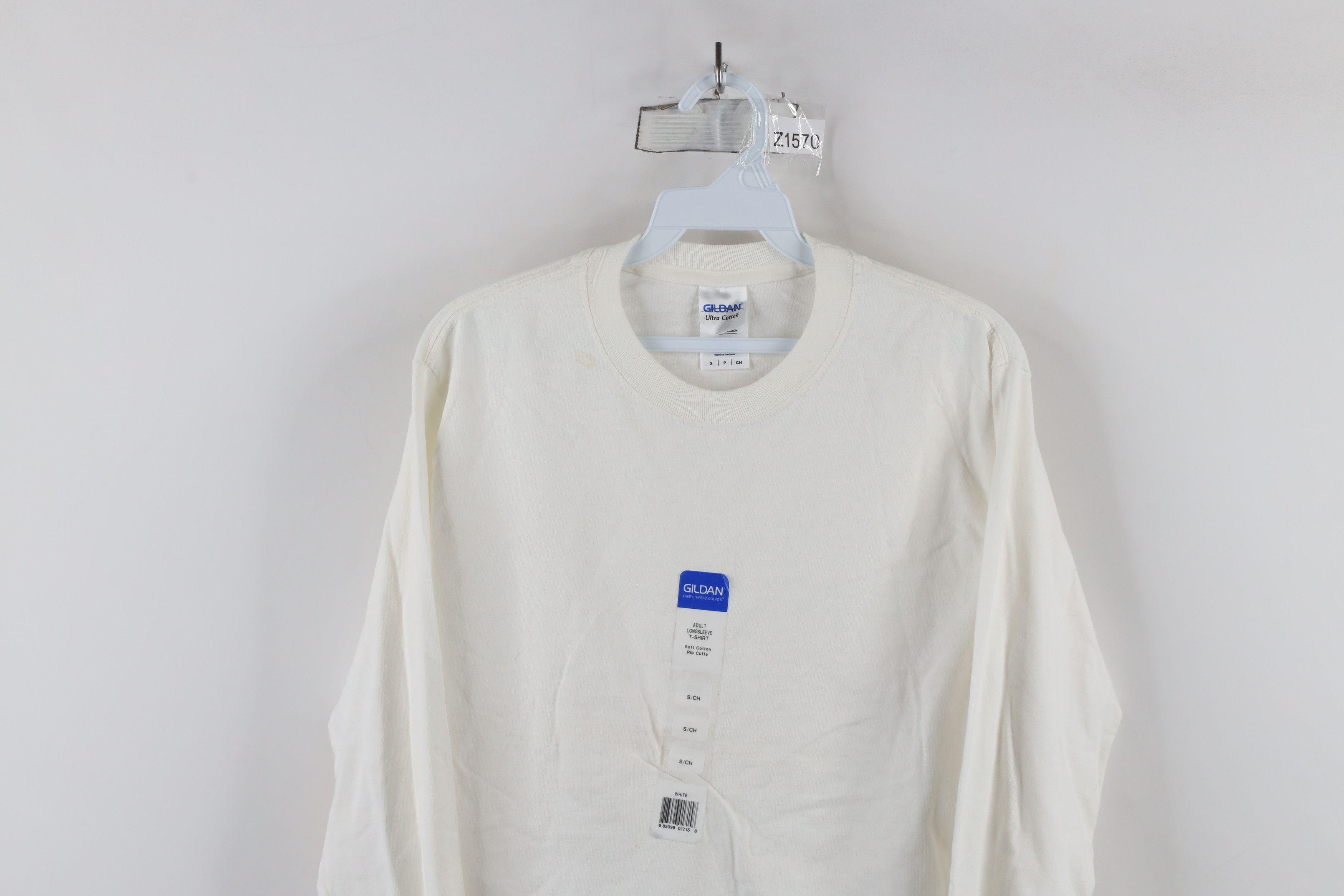 Vintage Deadstock Vintage Y2K Streetwear Long Sleeve T-Shirt White Size US S / EU 44-46 / 1 - 2 Thumbnail
