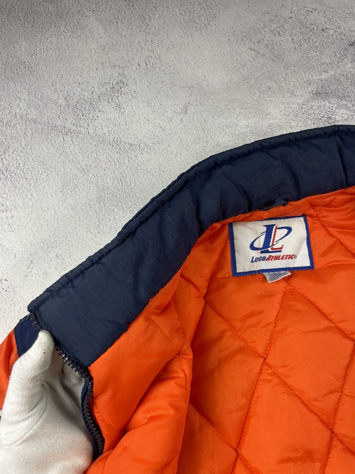 Logo Athletic Rare Vintage 90s Auburn Tigers Starter Jacket Navy Orange L Size US L / EU 52-54 / 3 - 12 Thumbnail