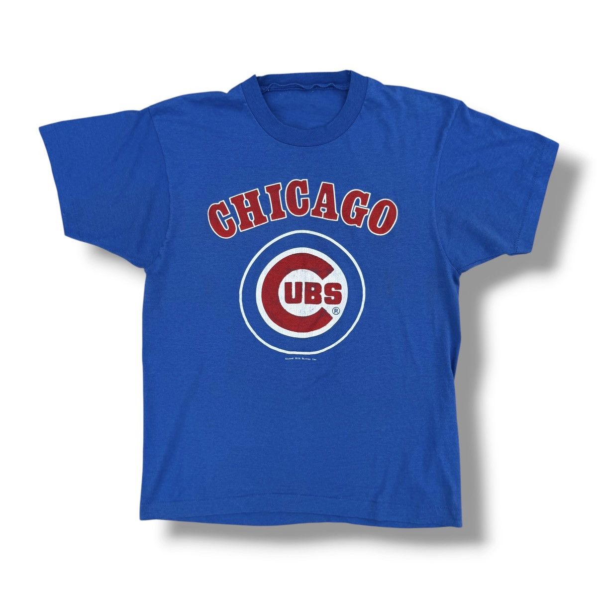 Other Vintage 80s Chicago Cubs Logo T-Shirt Blue Medium MLB USA Size US M / EU 48-50 / 2 - 1 Thumbnail