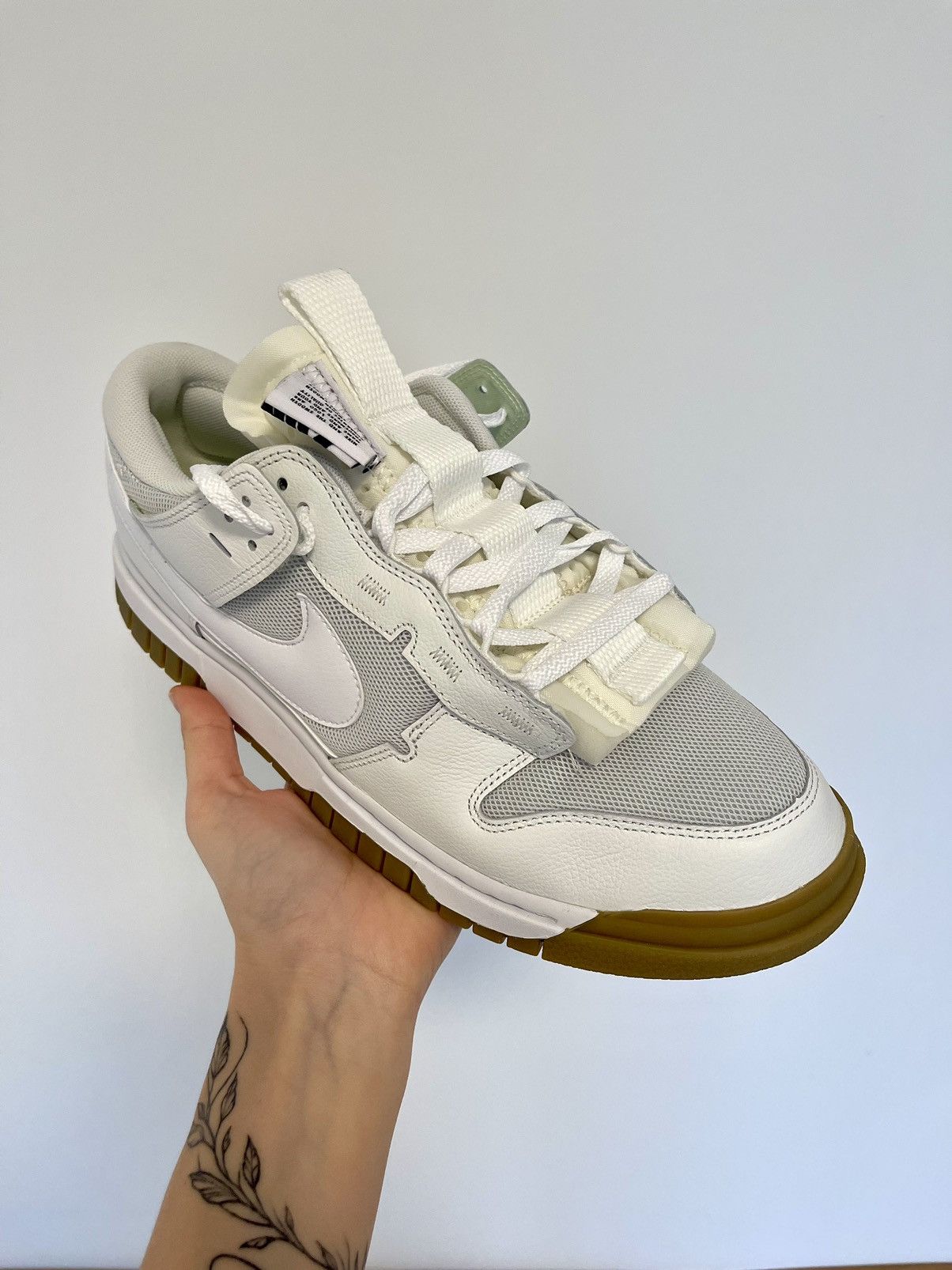 Nike NIKE AIR DUNK JUMBO PHOTON DUST GUM LIGHT BROWN Size US 12 / EU 45 - 1 Thumbnail