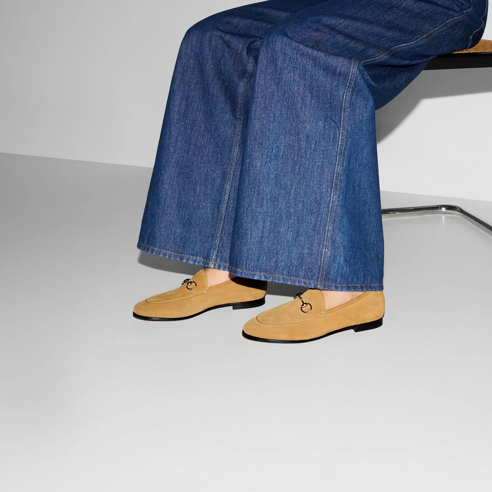Gucci Gucci Horsebit Suede Loafers Size ONE SIZE - 5 Thumbnail
