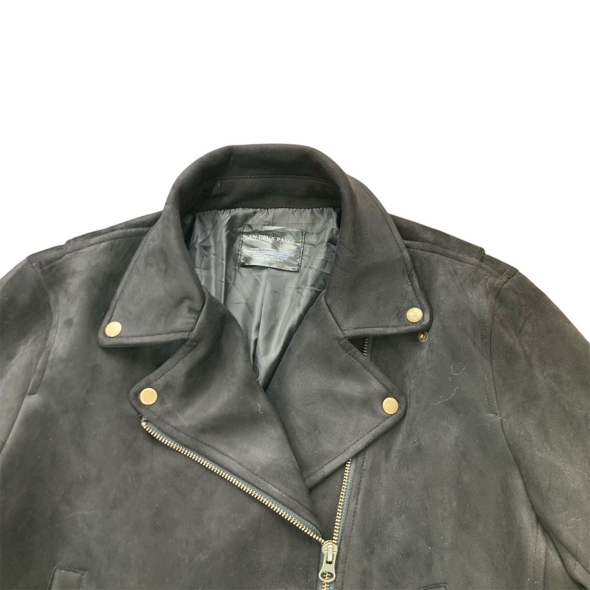 If Six Was Nine × Japanese Brand EN DEUX PASSY DOUBLE BIKER JACKET Size L / US 10 / IT 46 - 3 Thumbnail