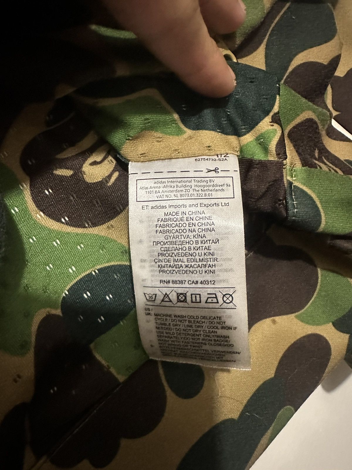 Bape Bape x Adidas SB Shark Full zip up Hoodie Size US M / EU 48-50 / 2 - 8 Thumbnail