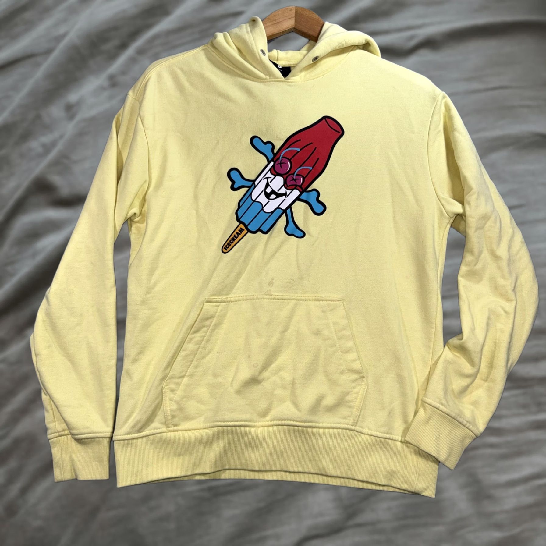 Vintage BBC Icecream Hoodie Mens S Rocket Pop Cartoon Graphic Pullover Sweatshirt Size US S / EU 44-46 / 1 - 1 Thumbnail